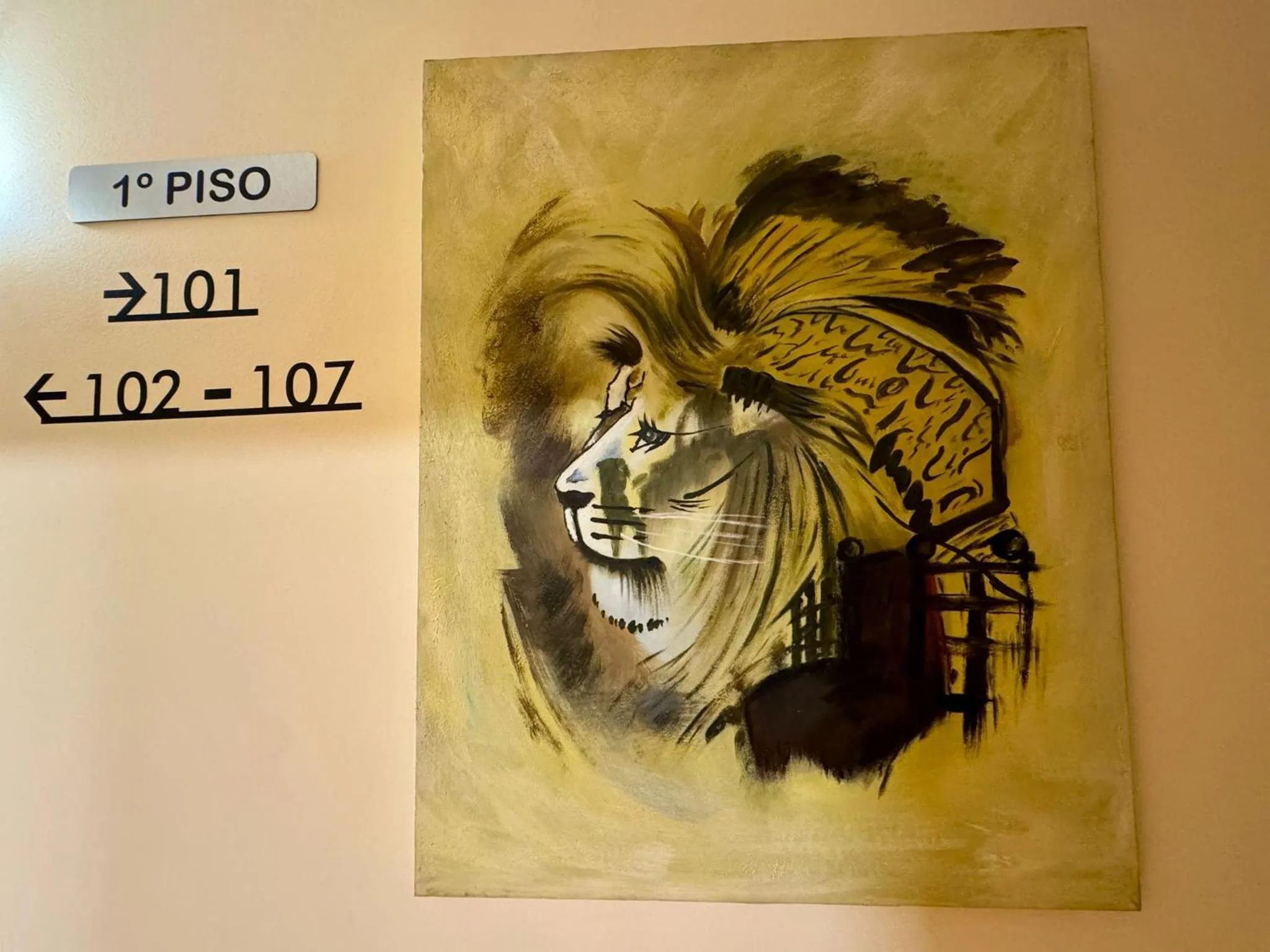 Decorative detail in Hotel Reigosa