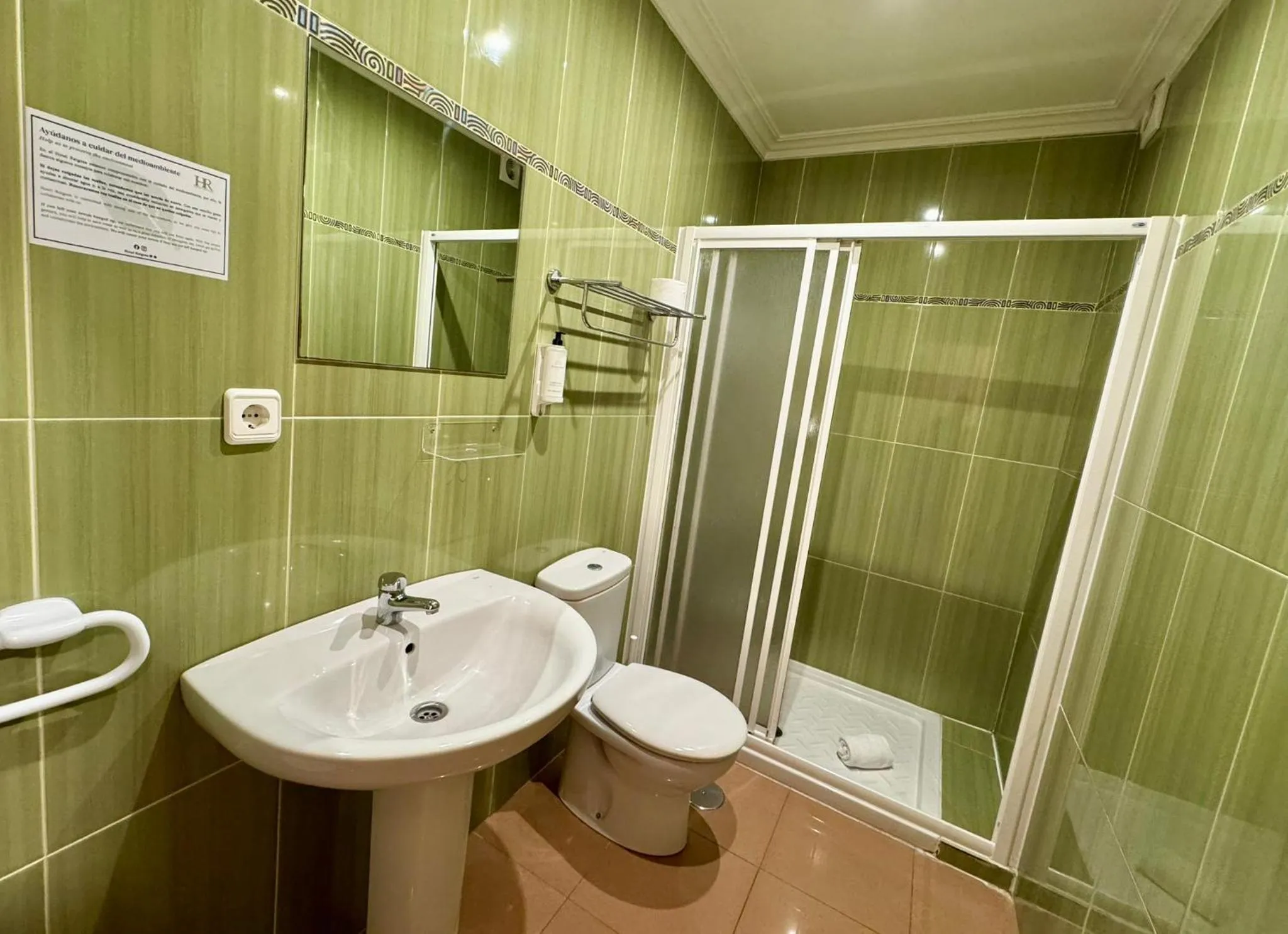 Bathroom in Hotel Reigosa