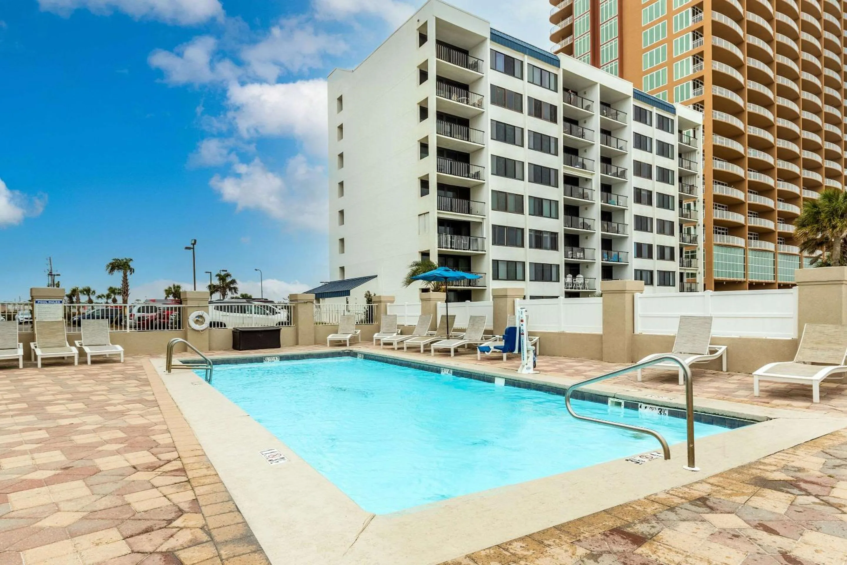 Pool view in Sleep Inn Orange Beach