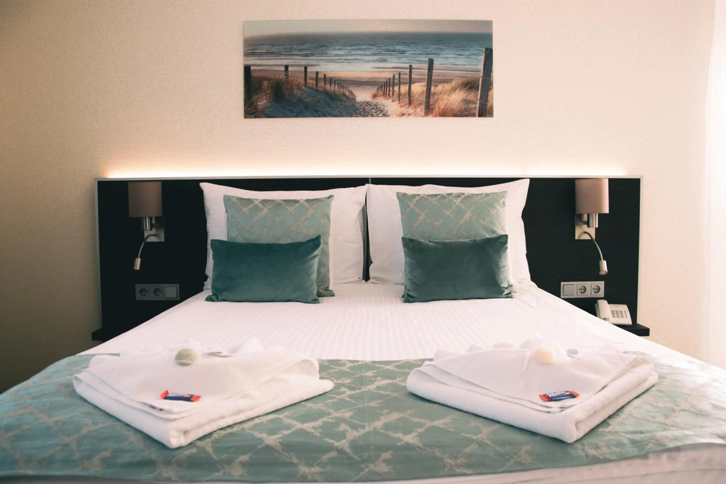 Bed in Hotel Czinege & Étterem