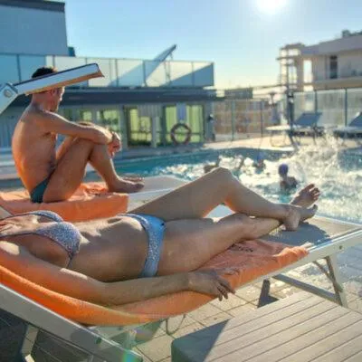 Swimming pool in Hotel Cinzia