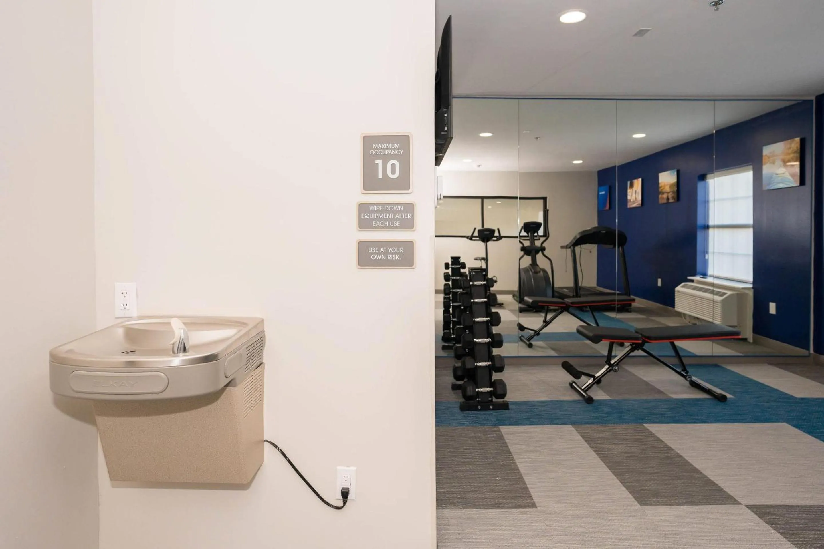 Fitness centre/facilities in Comfort Inn & Suites River City Decatur