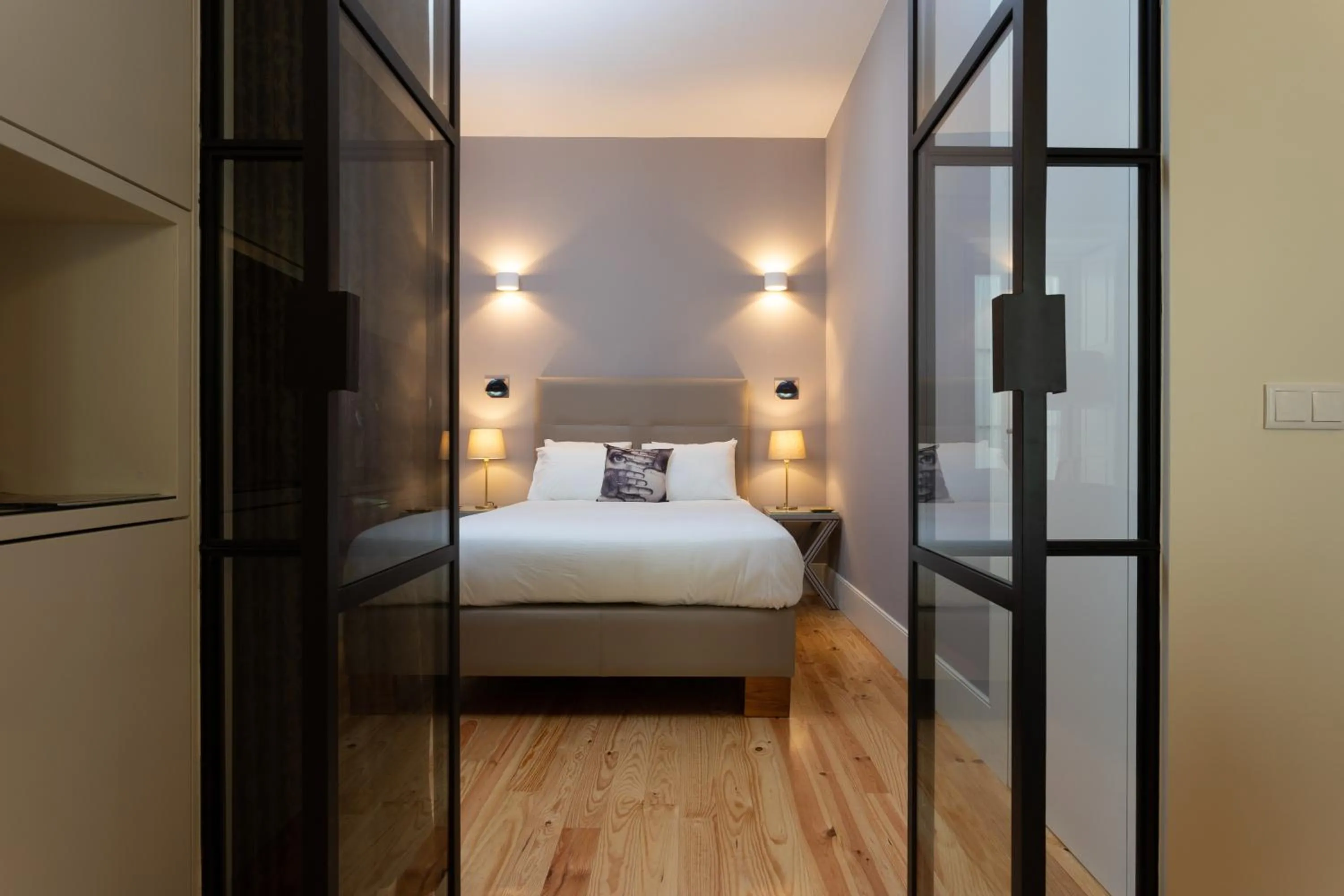 Bed in Geo Studios Santa Catarina