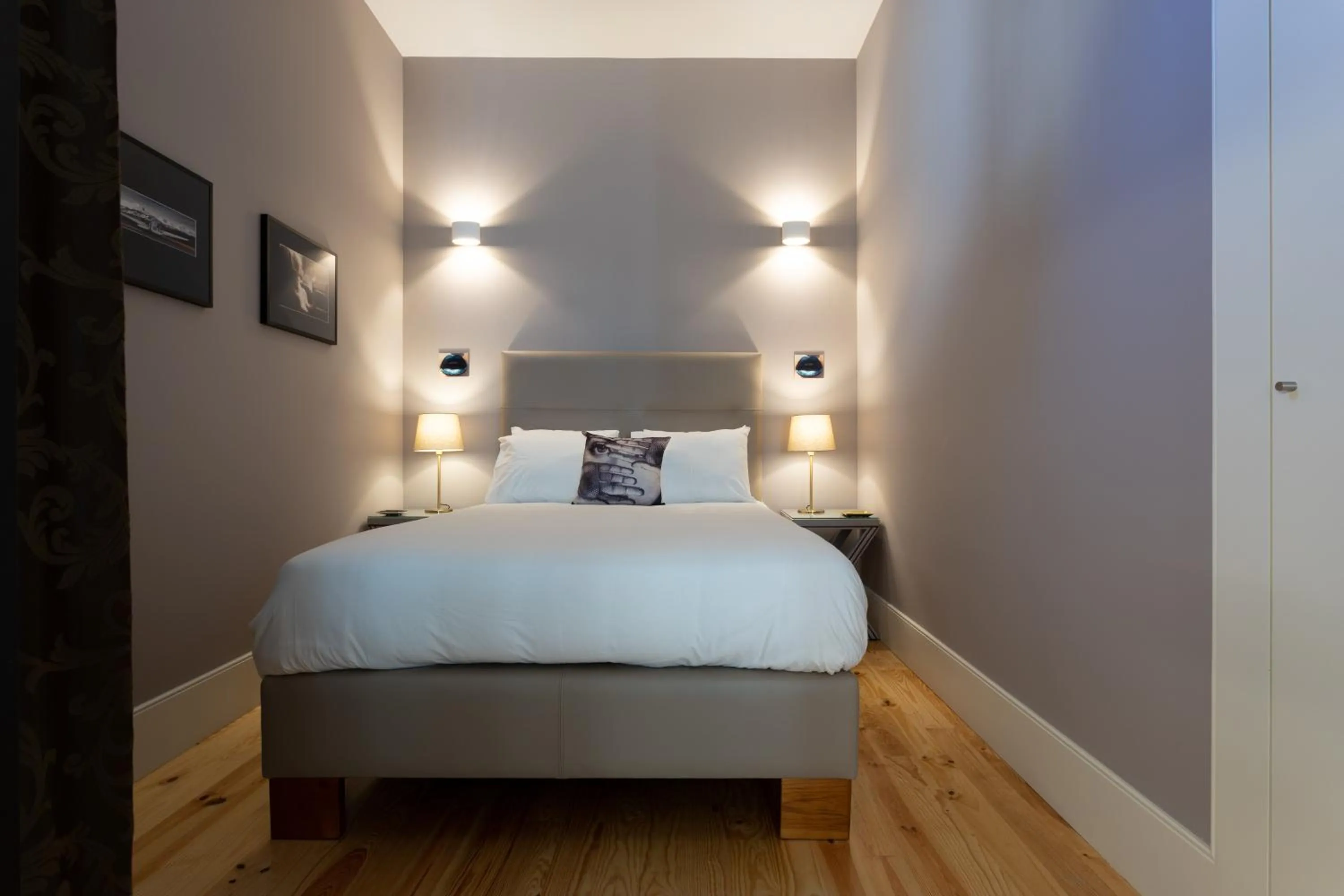 Bed in Geo Studios Santa Catarina