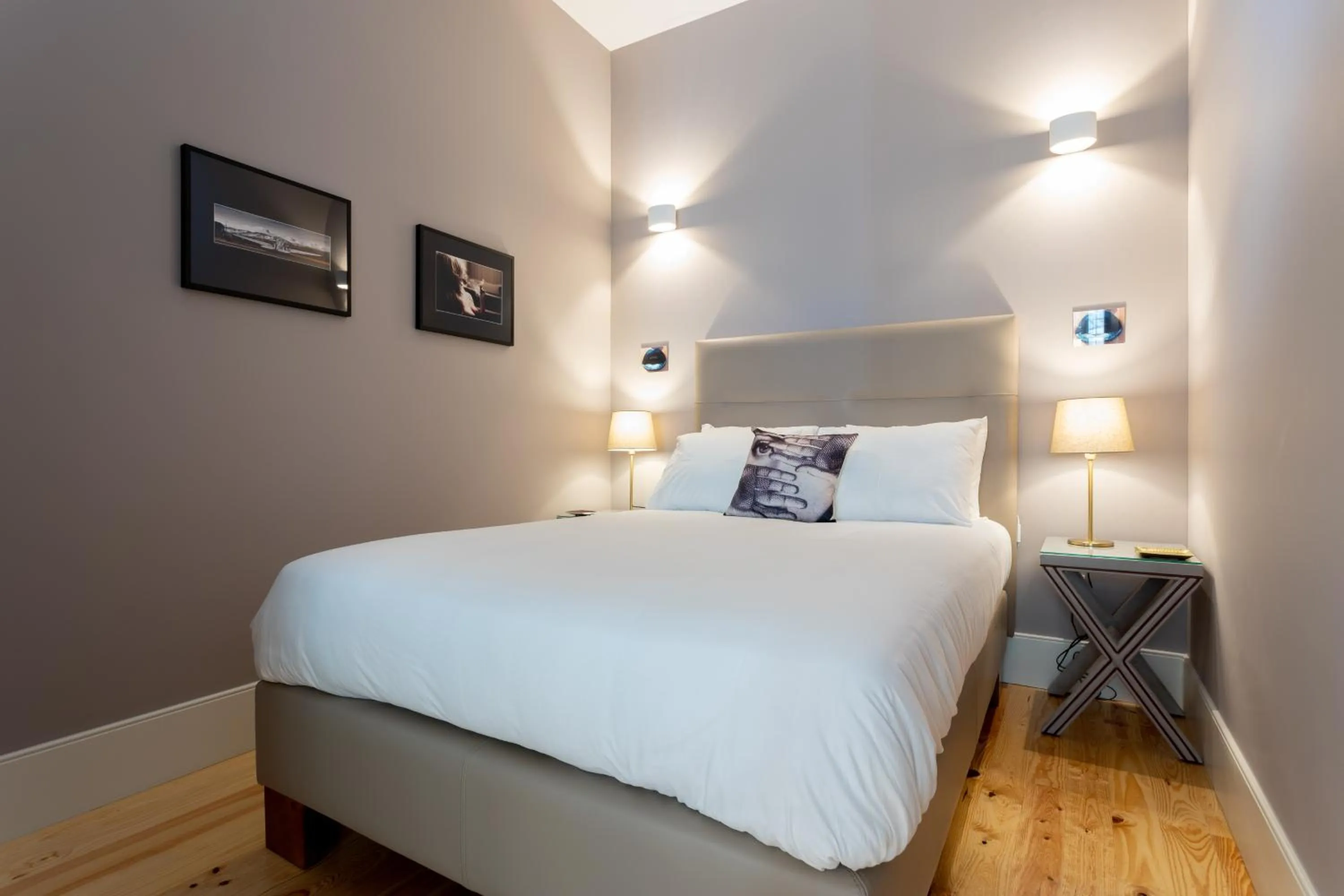 Bed in Geo Studios Santa Catarina