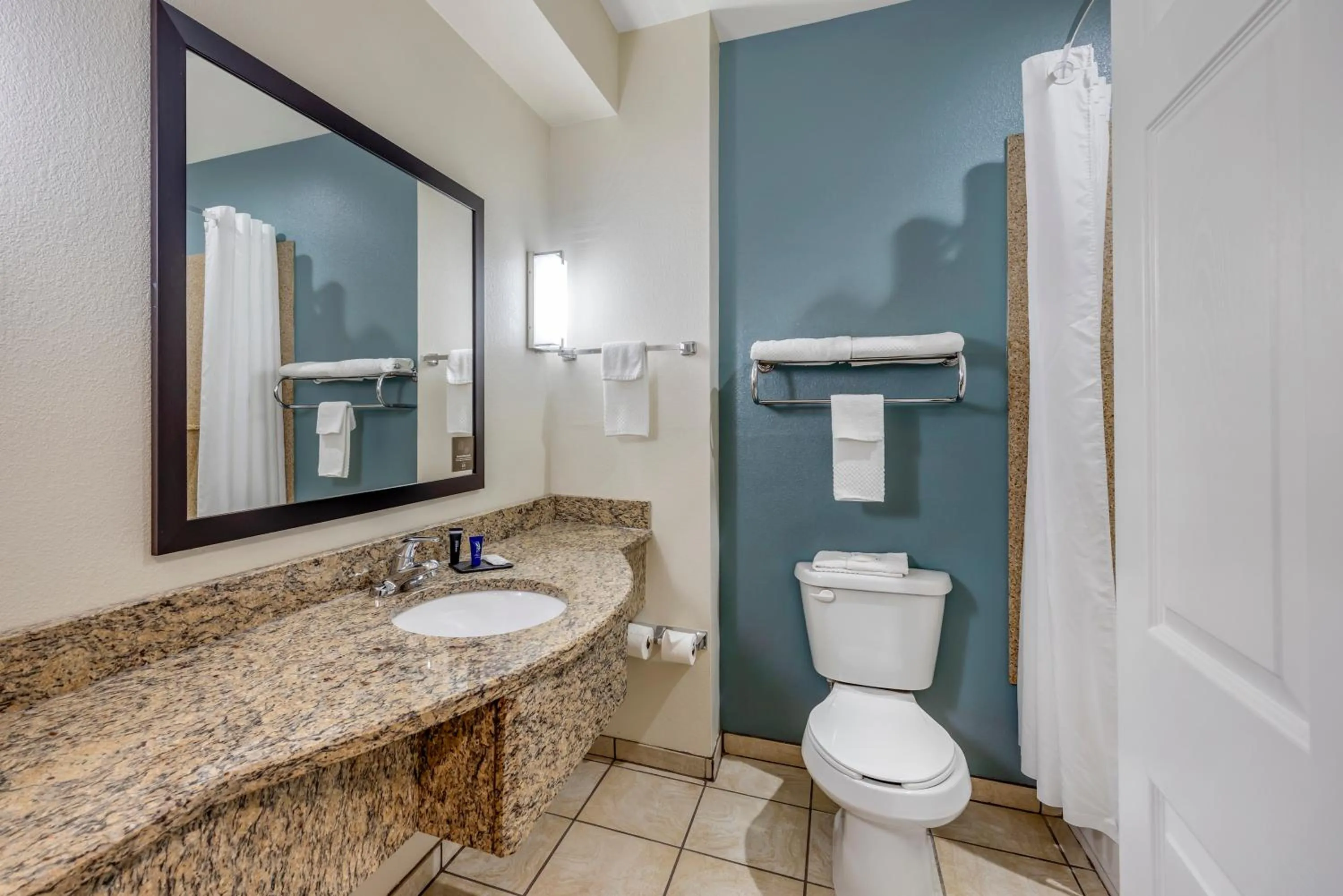 Bathroom in Sleep Inn & Suites Huntsville near US Space & Rocket Center