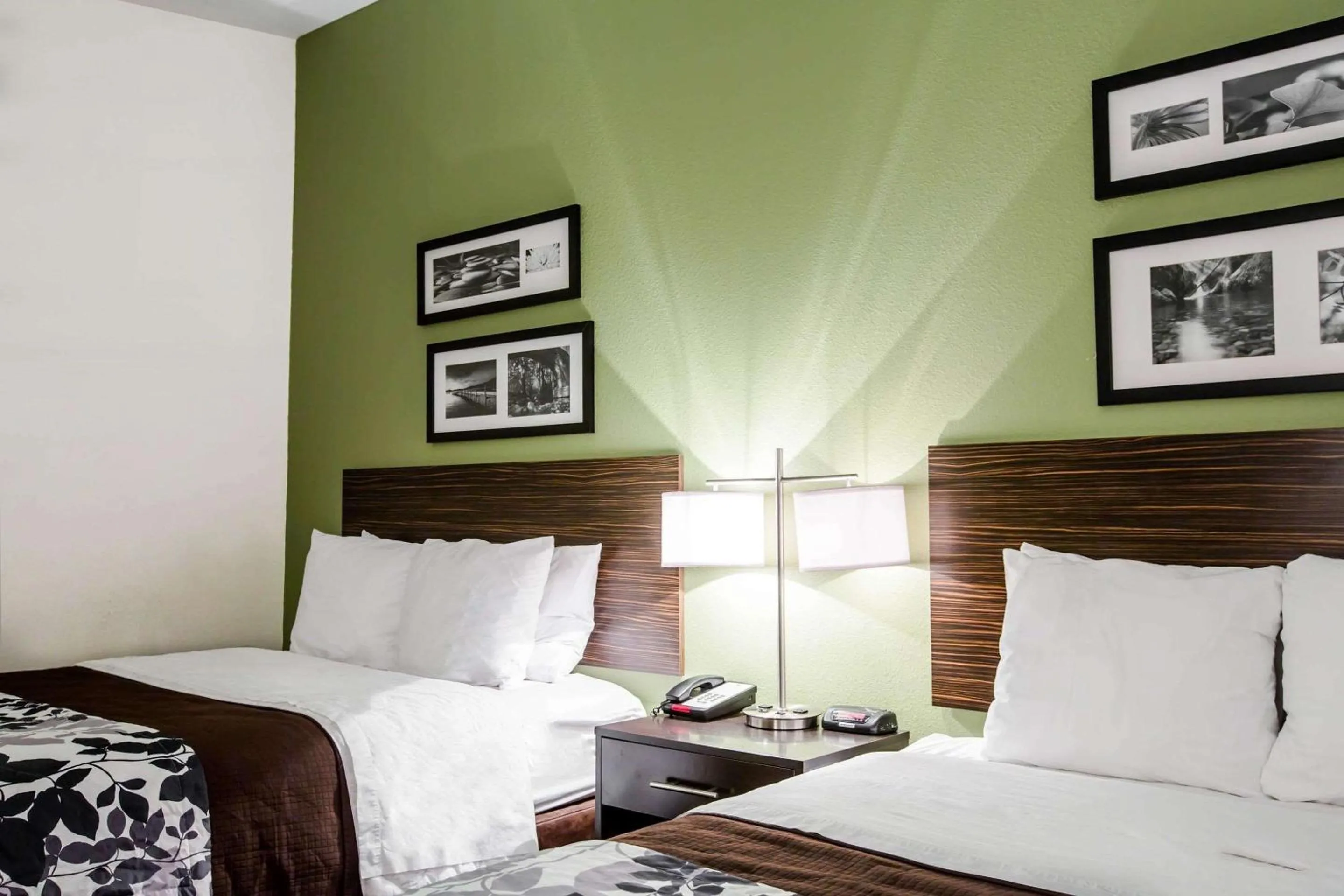 Photo of the whole room, Bed in Sleep Inn & Suites Marion - Military Institute