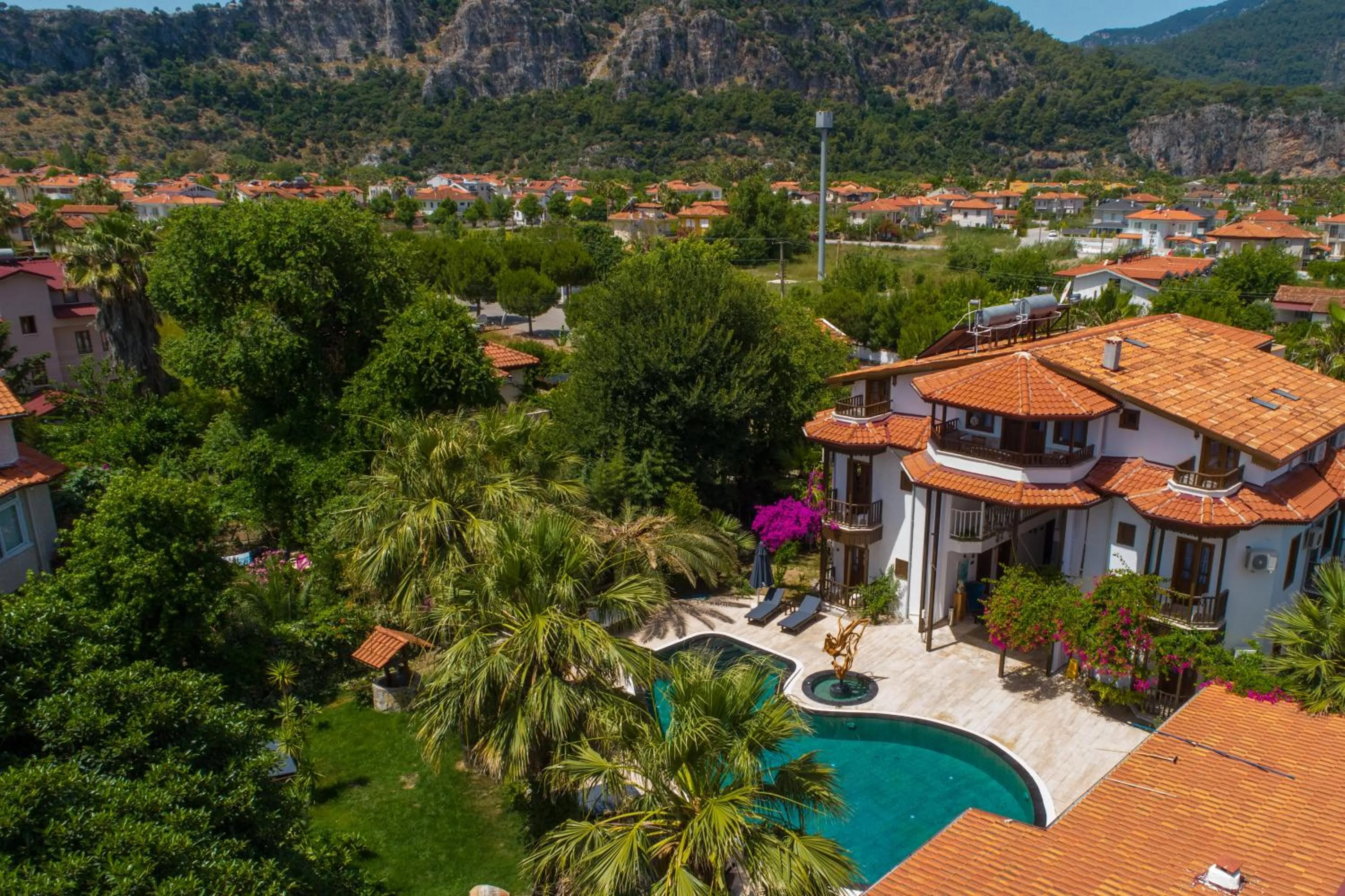Garden view in Murat Pasha Mansion