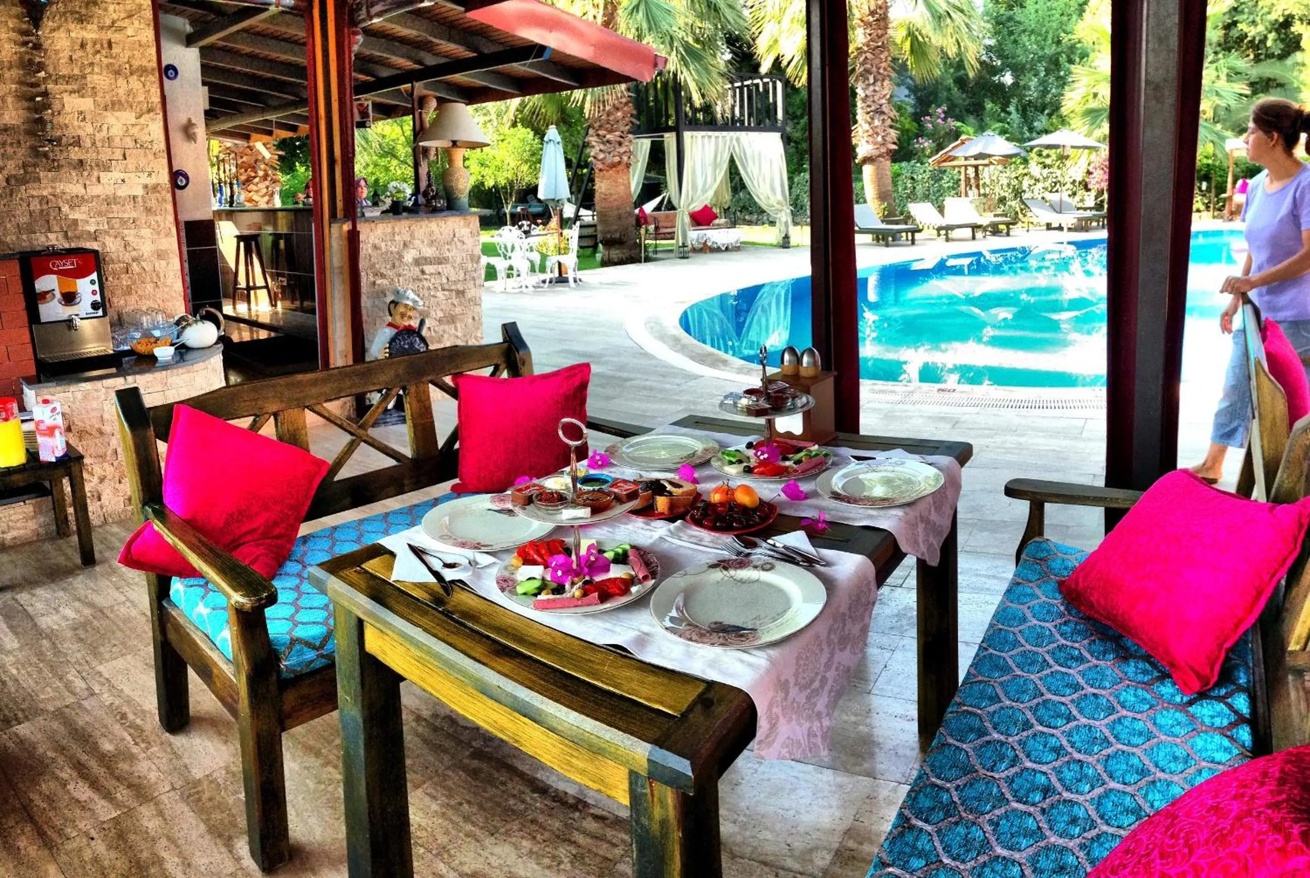 Breakfast in Murat Pasha Mansion