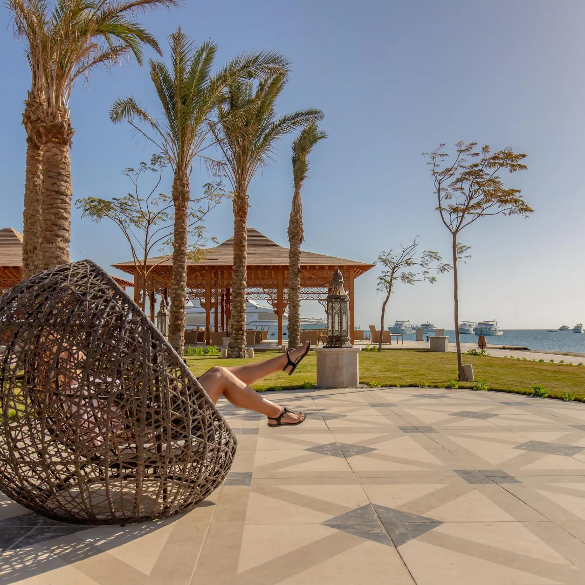 View (from property/room) in Grand Palace - Couples only 18 years plus