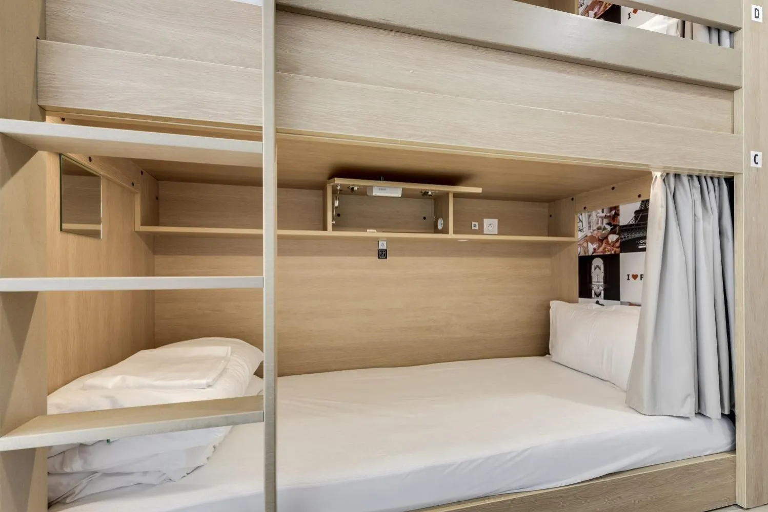 Decorative detail, Bed in The People - Paris Bercy