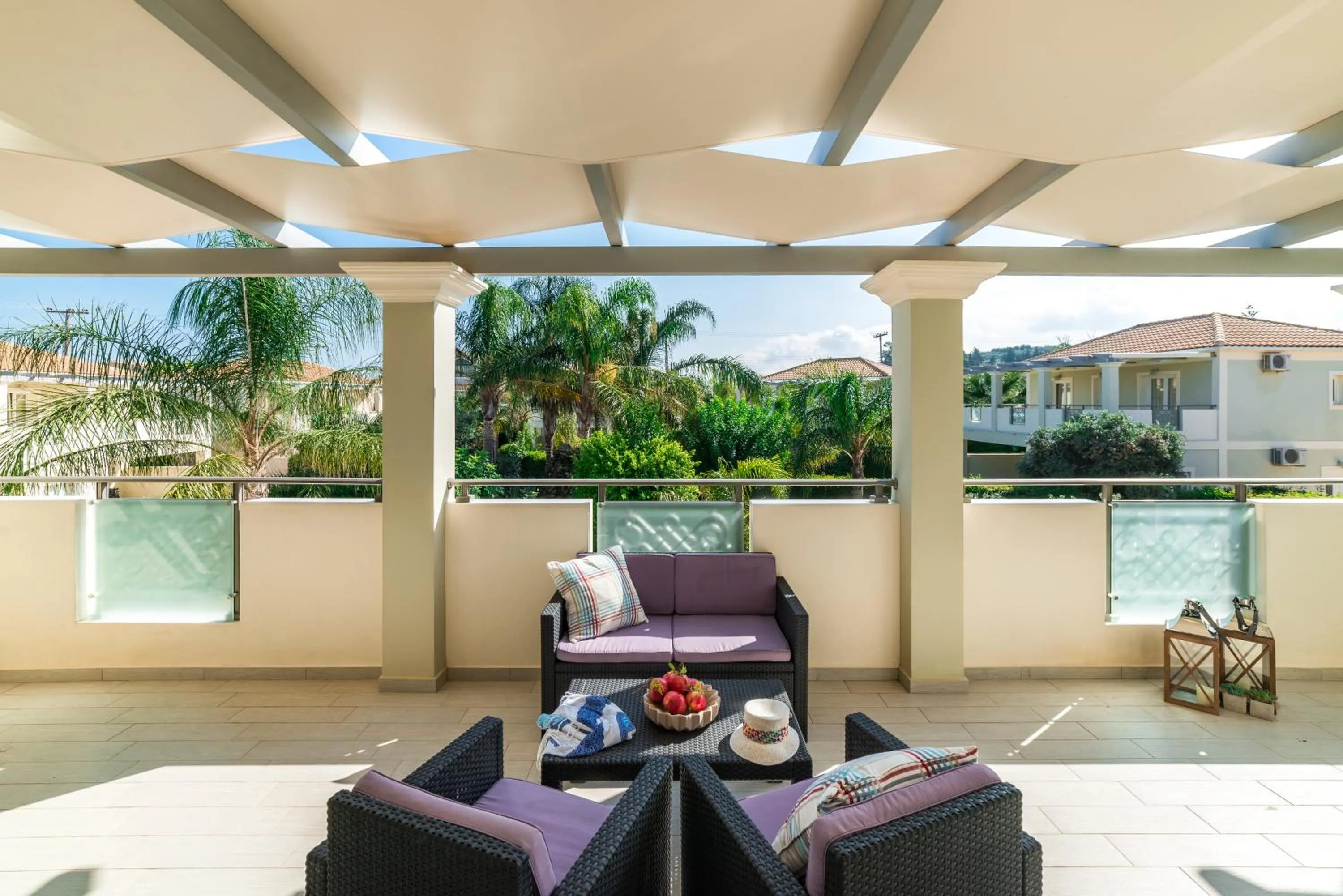 Seating area in Mamfredas Luxury Resort