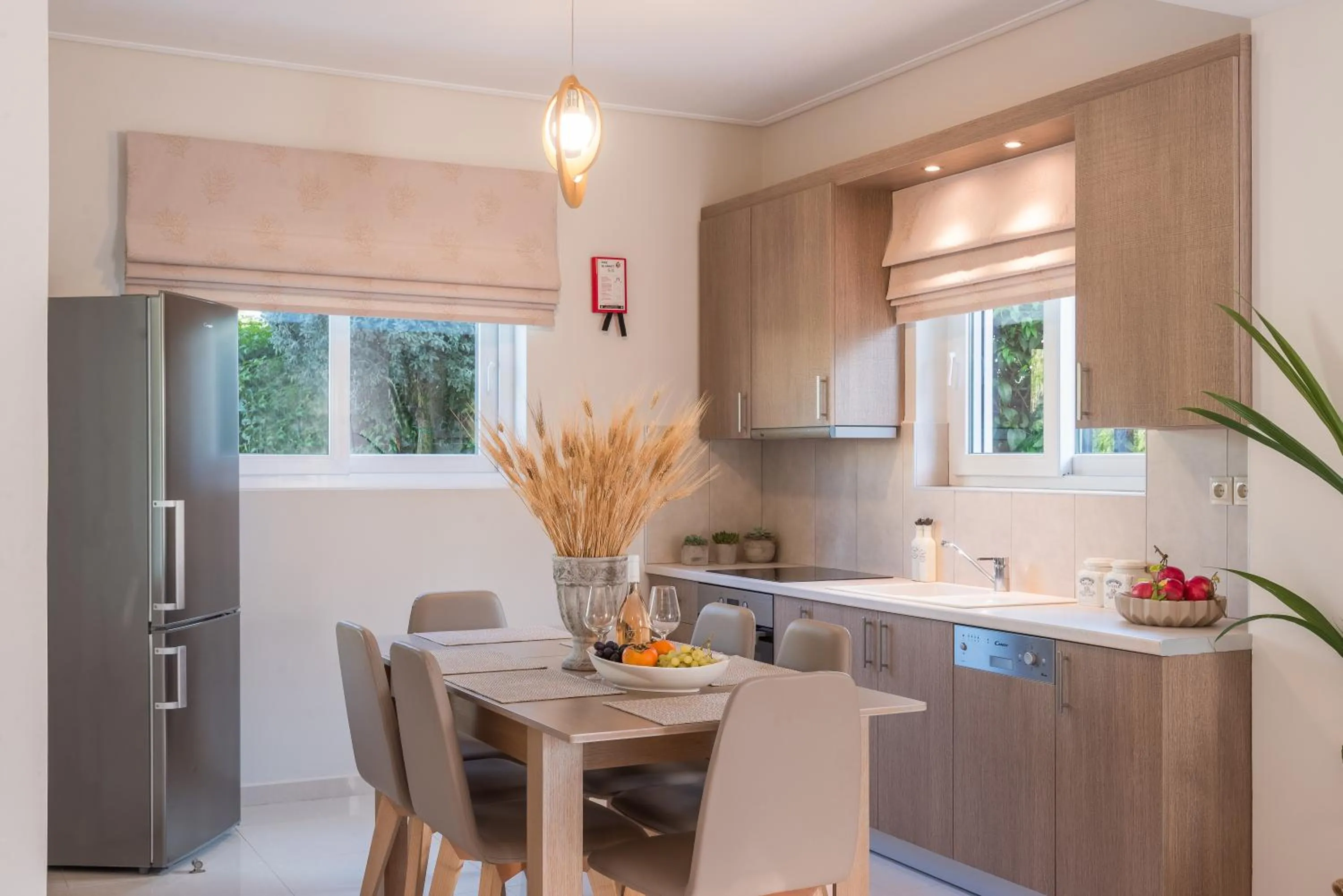 Kitchen or kitchenette in Mamfredas Luxury Resort