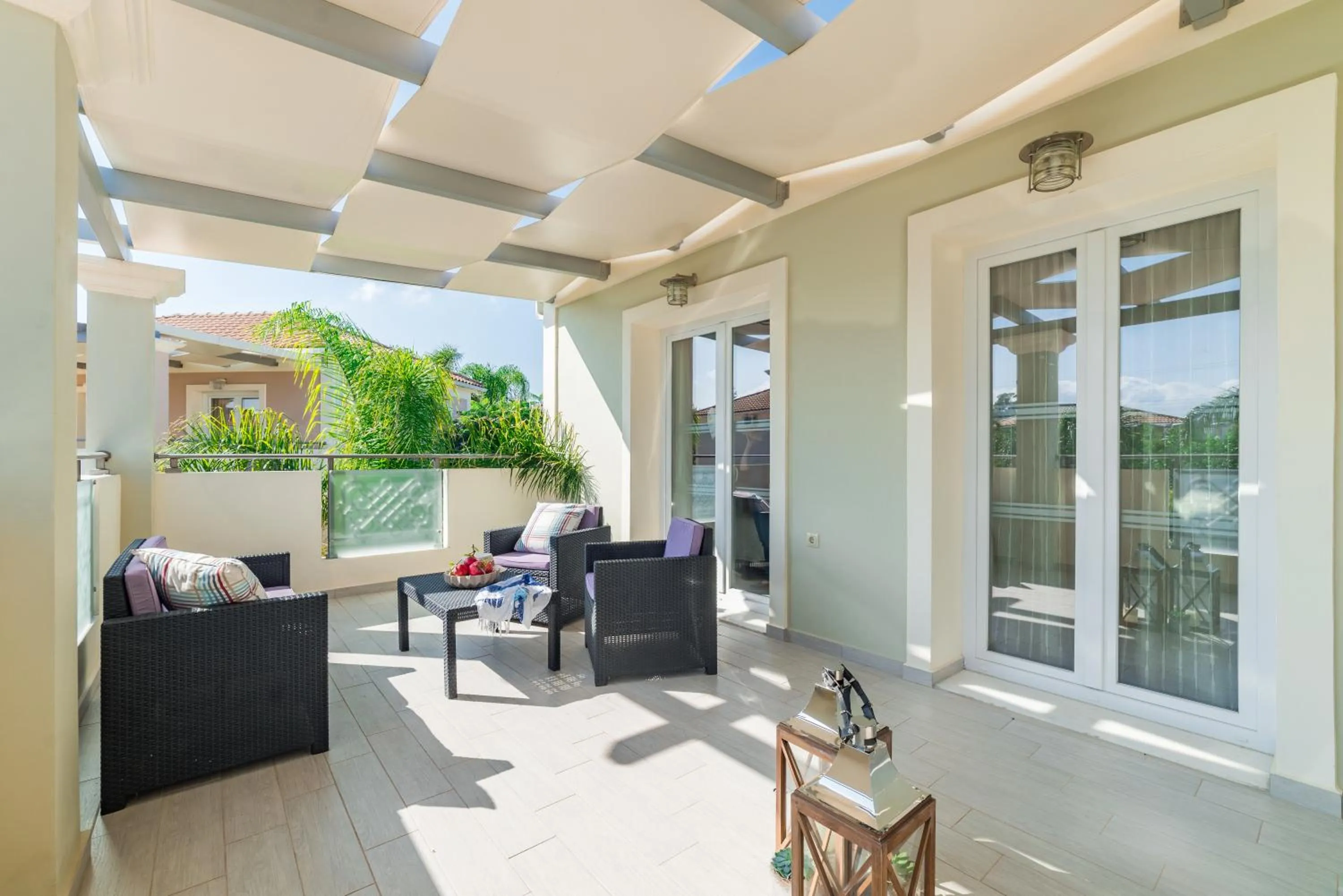 Seating area in Mamfredas Luxury Resort