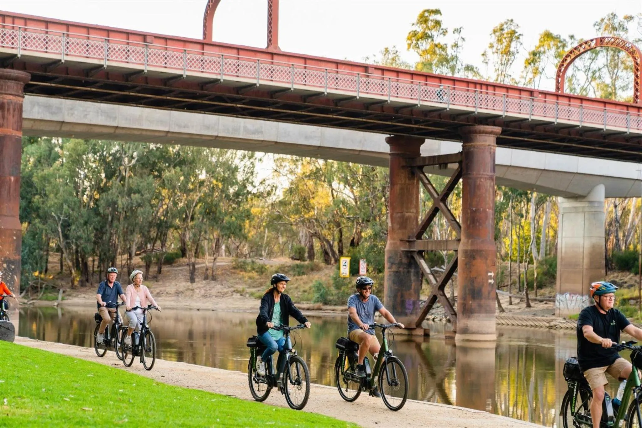 Cycling in Mercure Port of Echuca