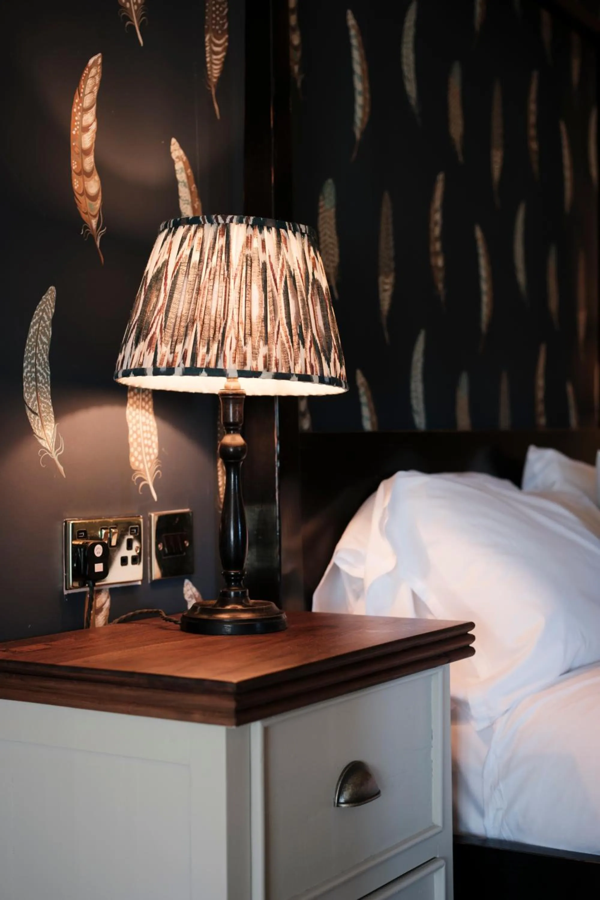 Bed in The Pilgrim Inn