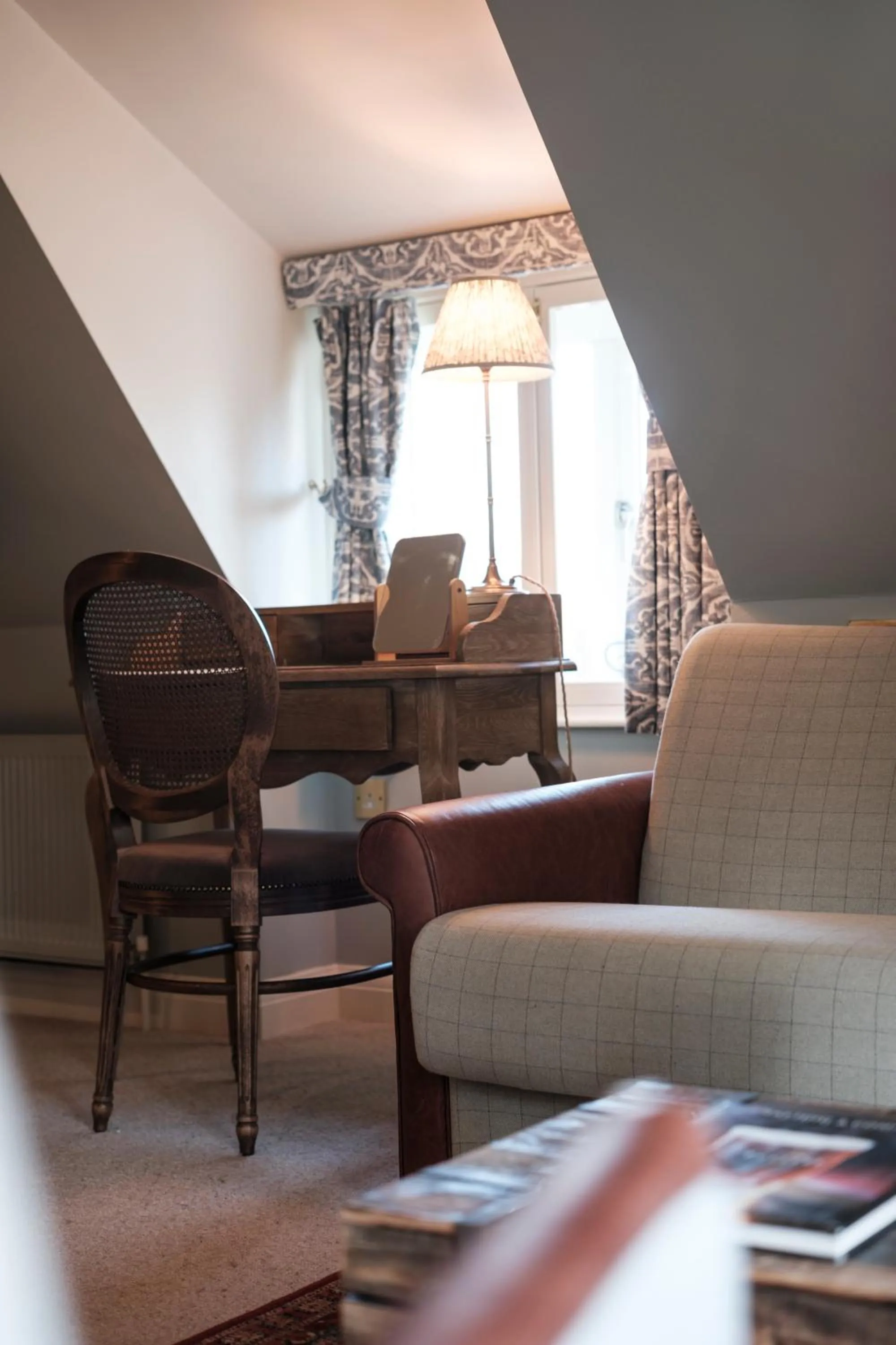 Seating area in The Pilgrim Inn