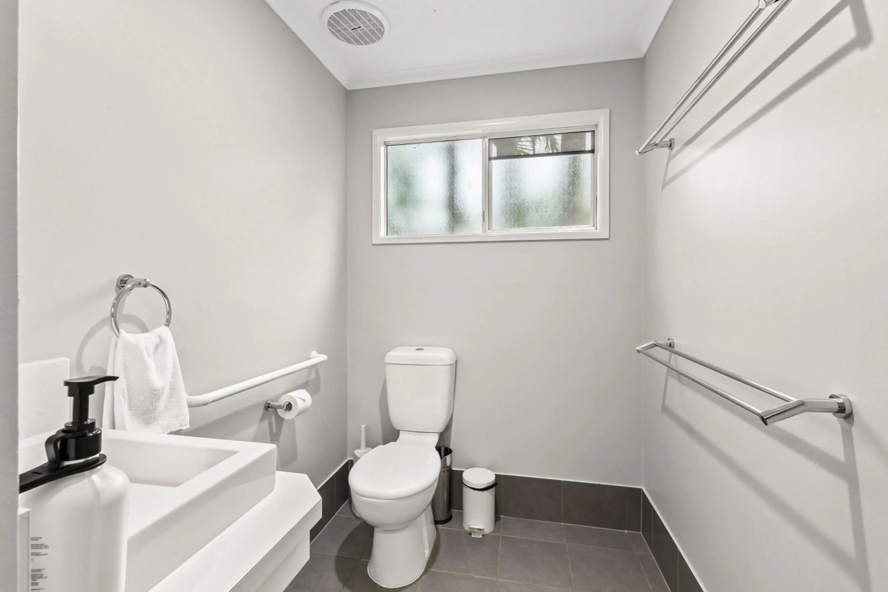 Toilet in Comfort Resort Blue Pacific