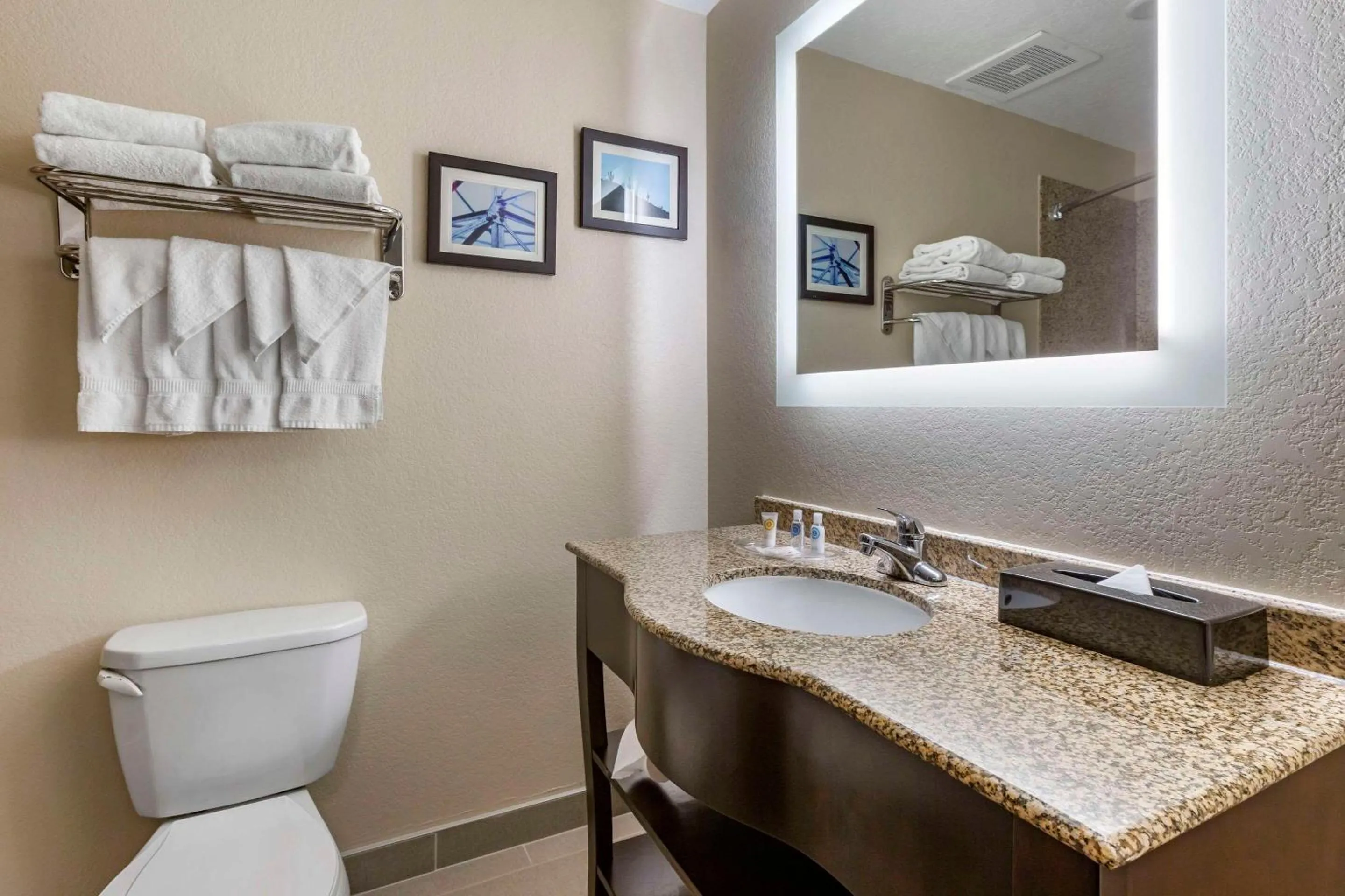 Bedroom in Comfort Suites Phoenix Airport