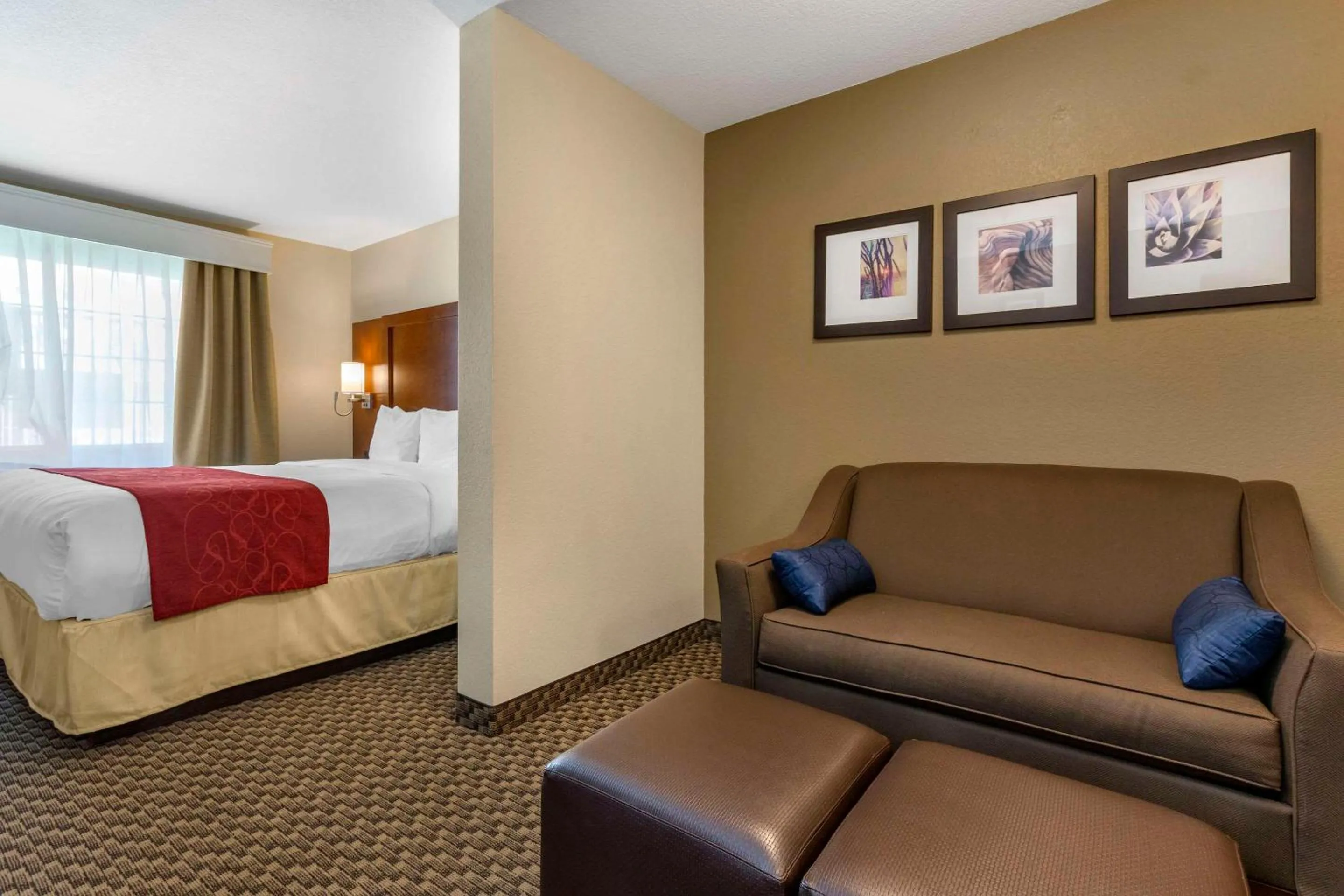 Bedroom, Bed in Comfort Suites Phoenix Airport