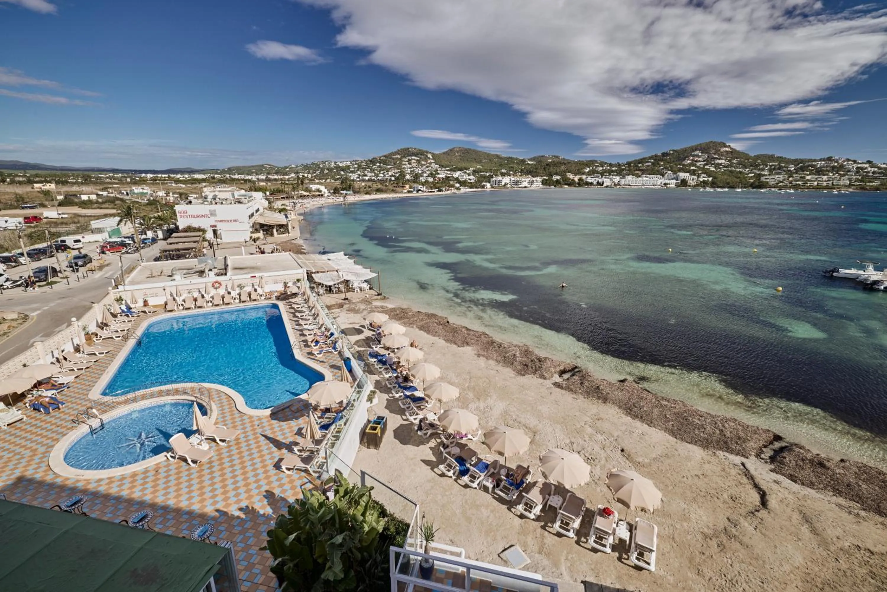 Pool view in Hotel Argos Ibiza