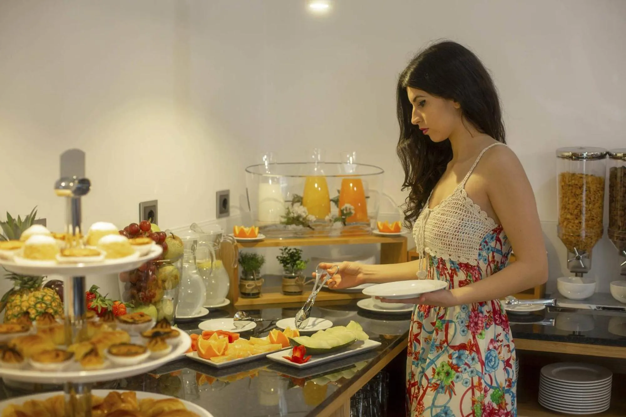 Continental breakfast in Hotel Fafense