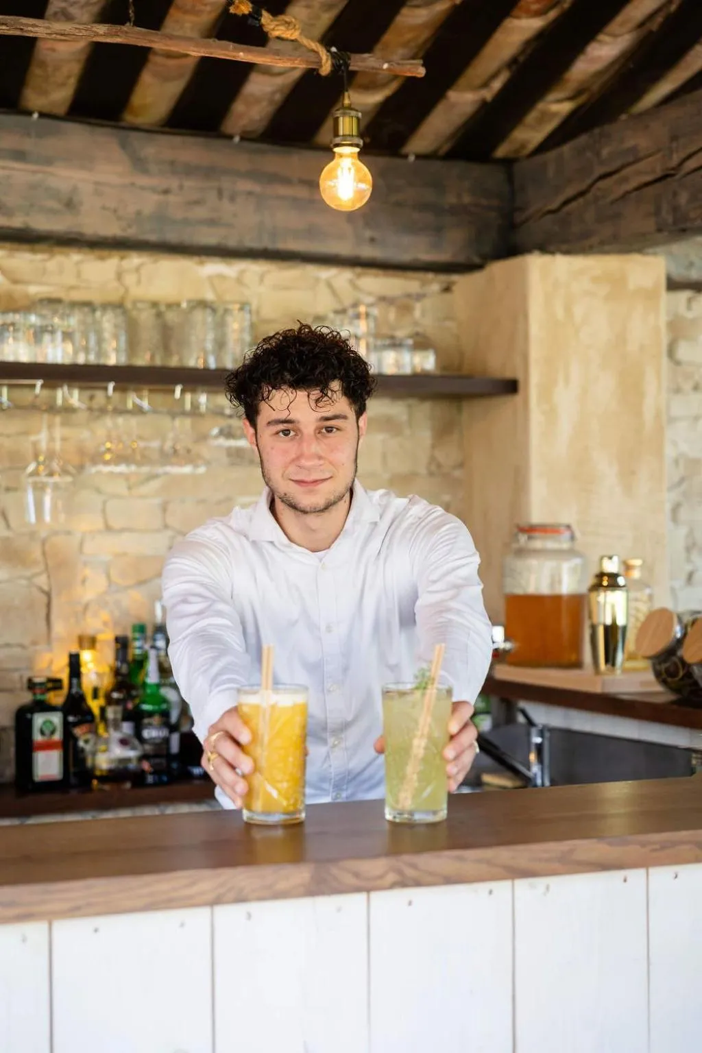 Lounge or bar in LA FERME DE LA HUPPE