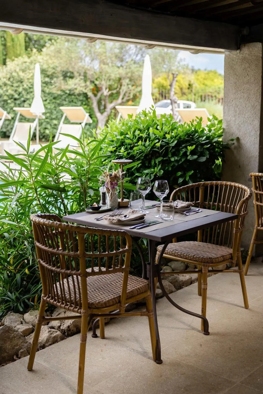 Patio in LA FERME DE LA HUPPE
