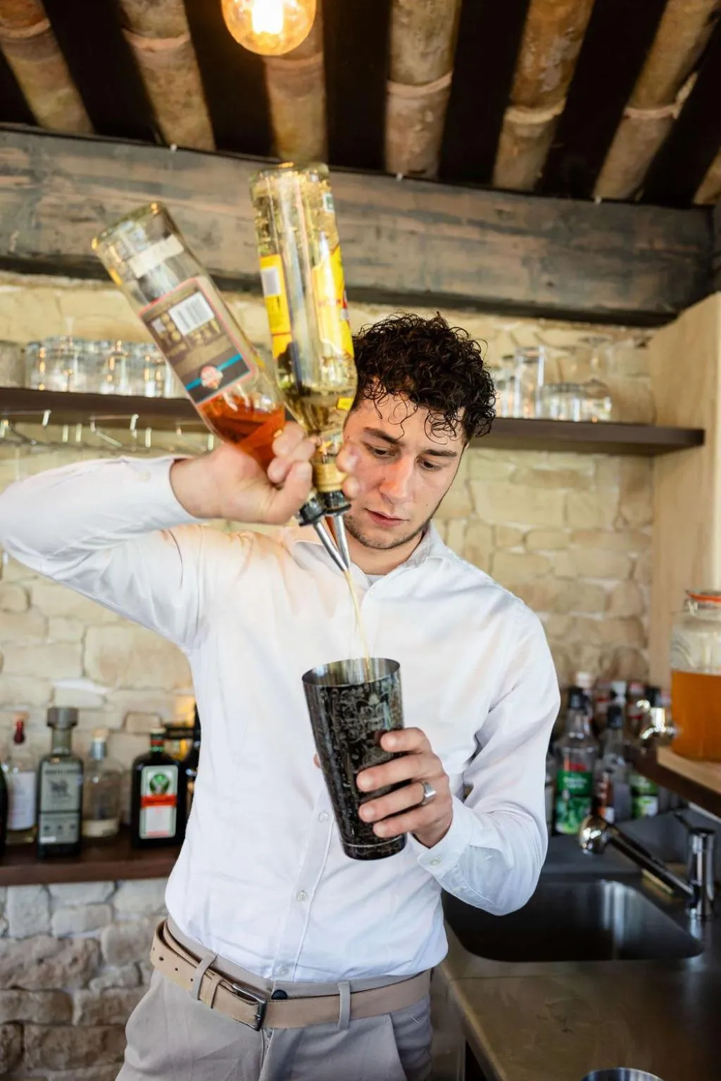 Lounge or bar in LA FERME DE LA HUPPE