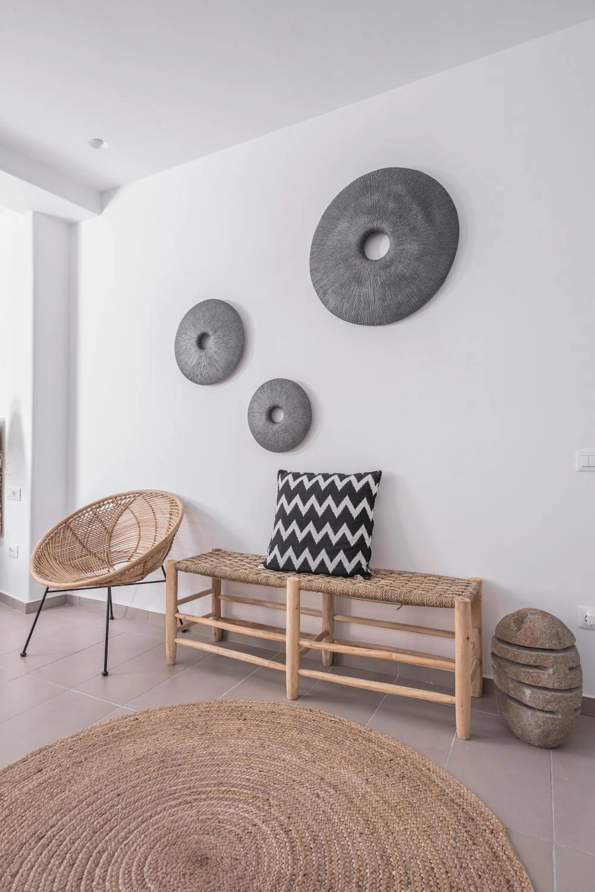 Seating area in Little Venice Villas