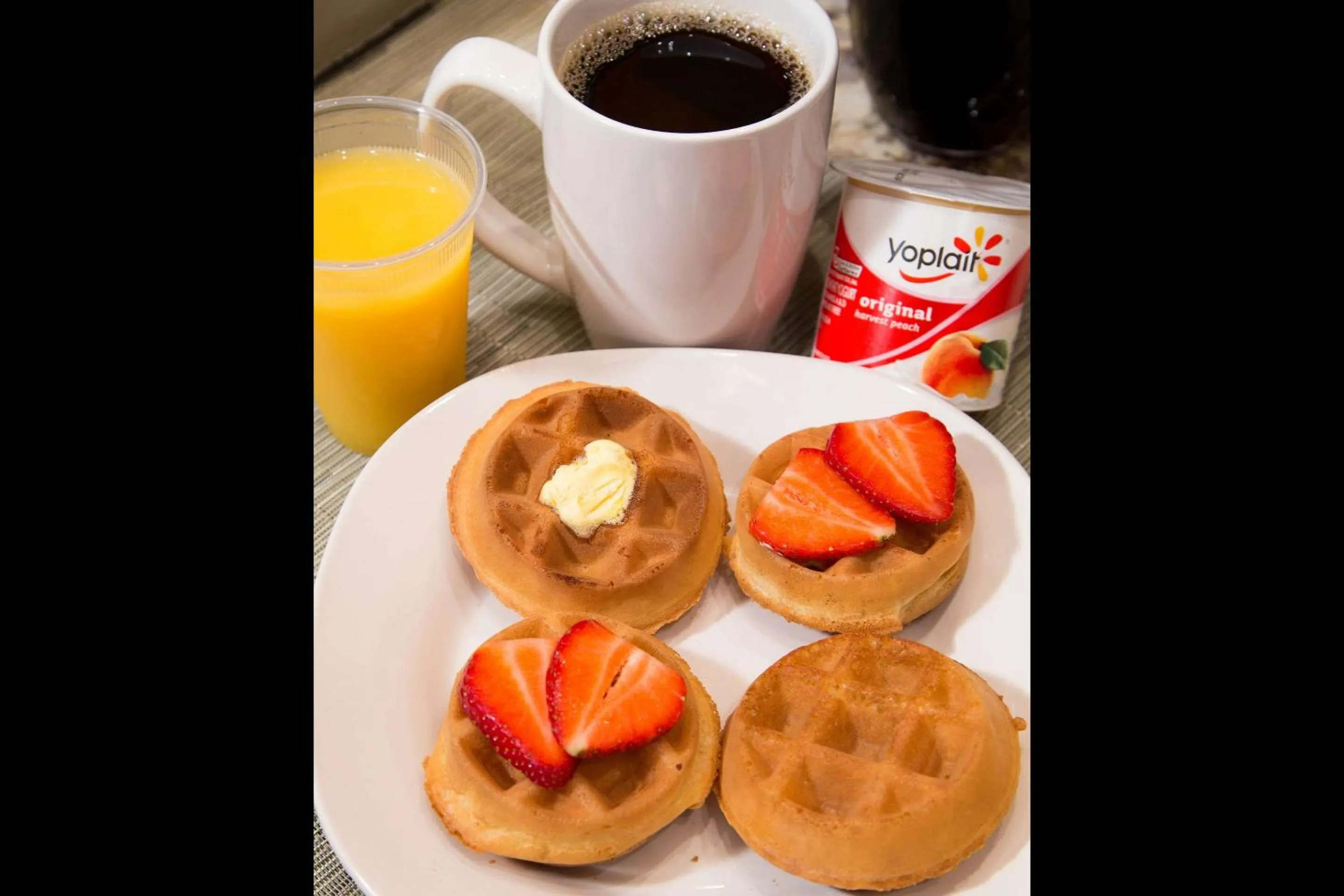 Breakfast in Quality Inn Santa Clara Convention Center