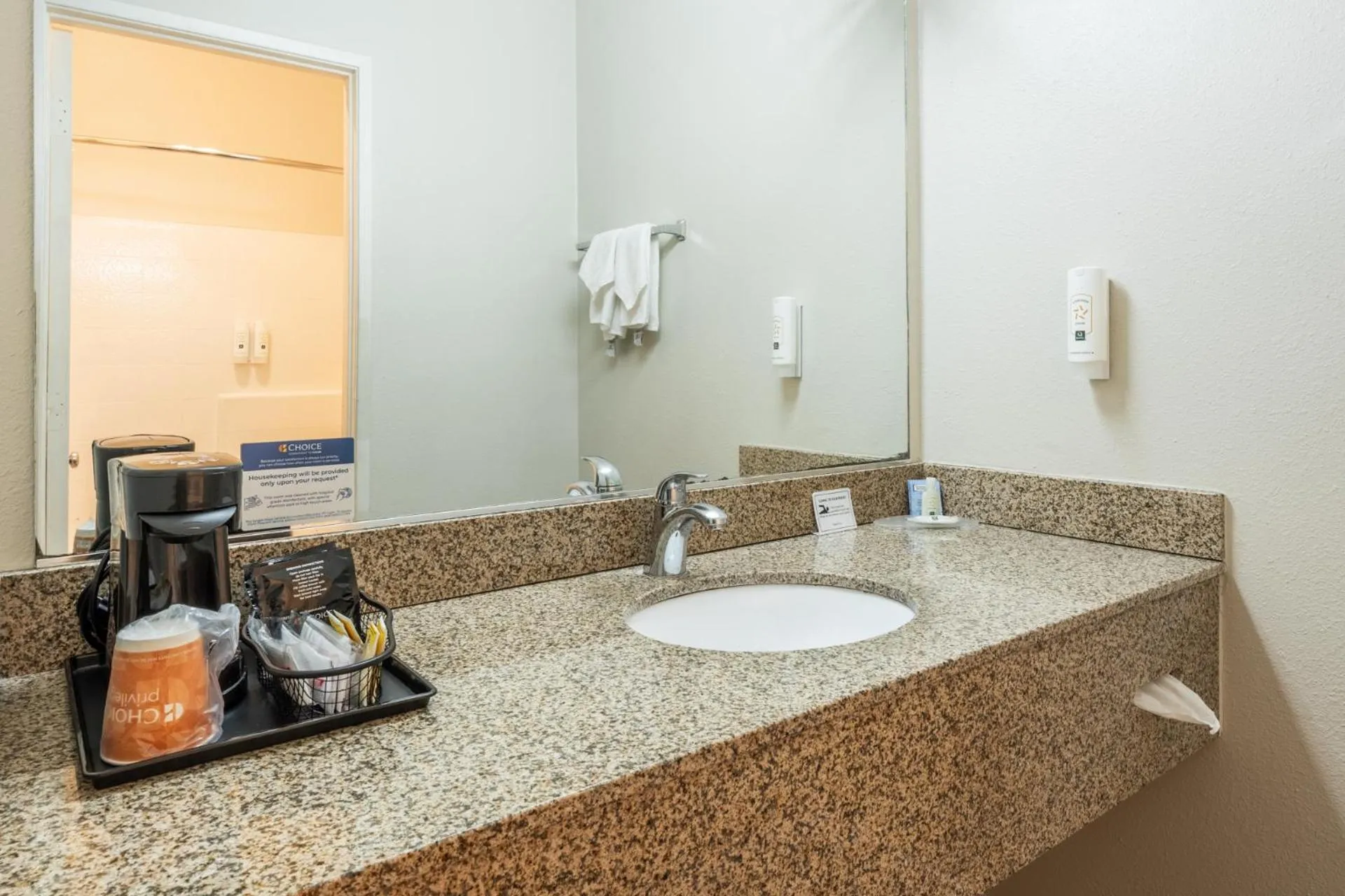 Bathroom in Quality Inn near Mammoth Mountain Ski Resort