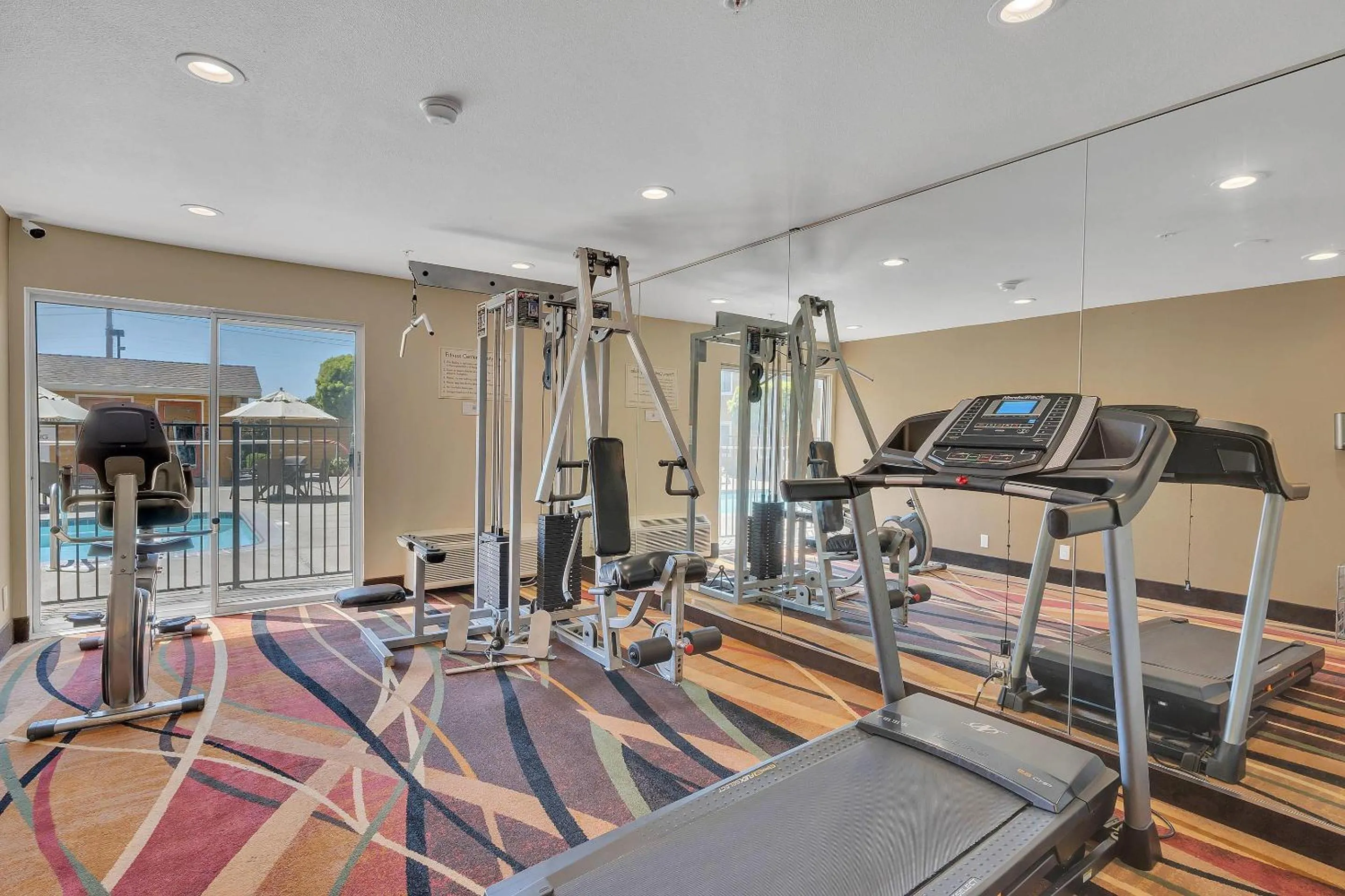Fitness centre/facilities in Quality Inn near Six Flags Discovery Kingdom-Napa Valley