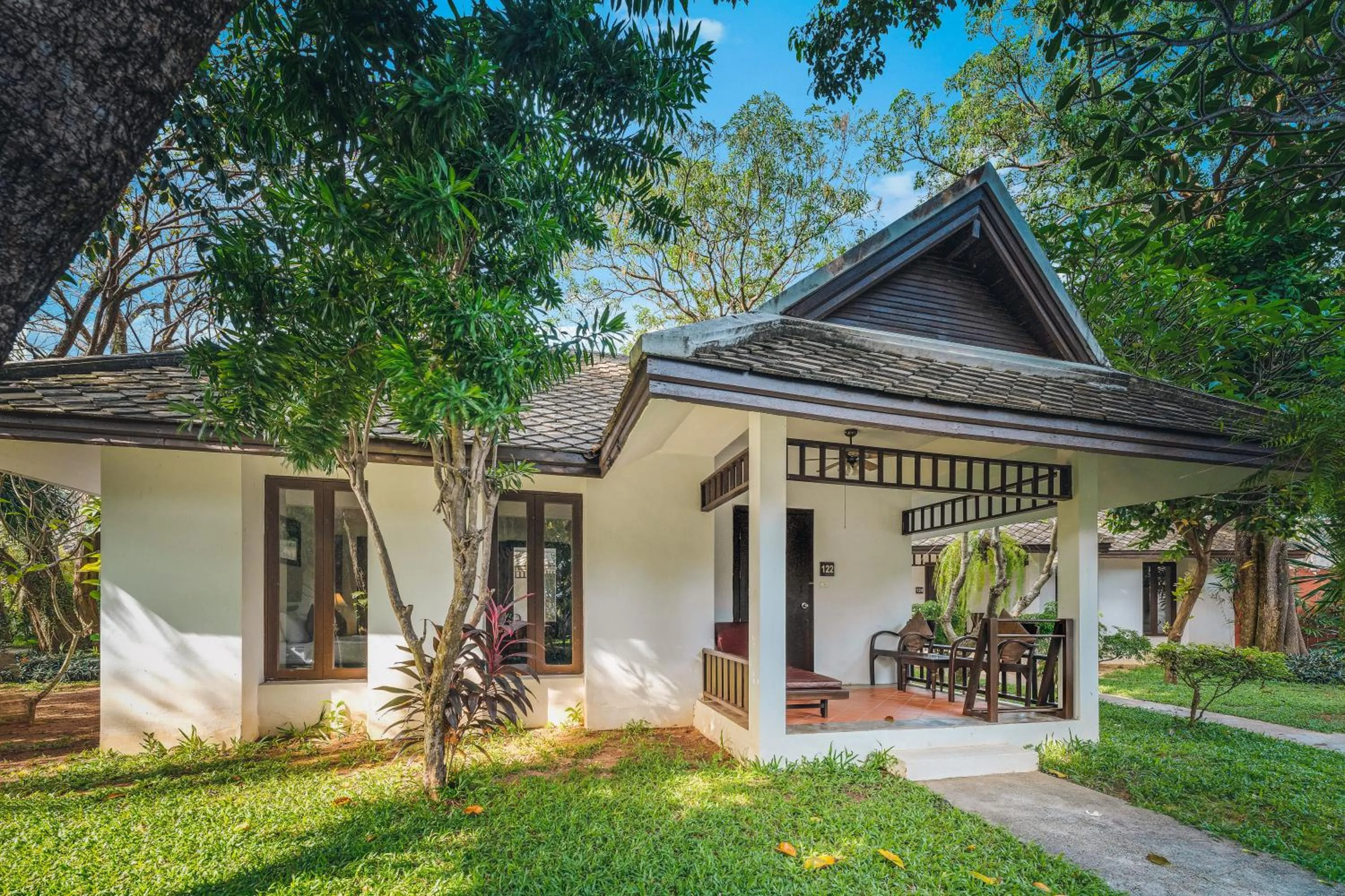 Garden view in The Hive Hotel