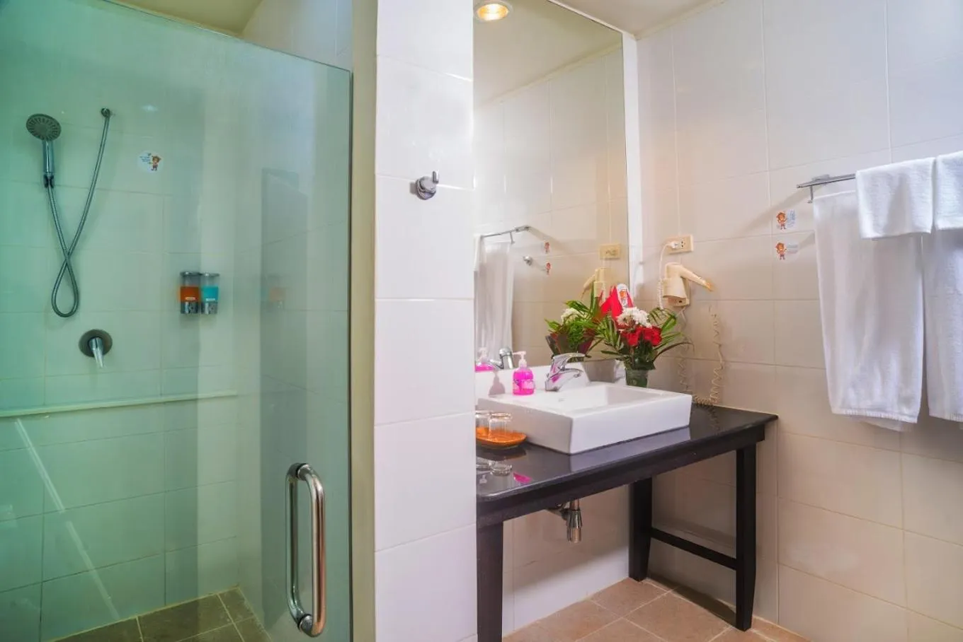 Shower in The Hive Hotel