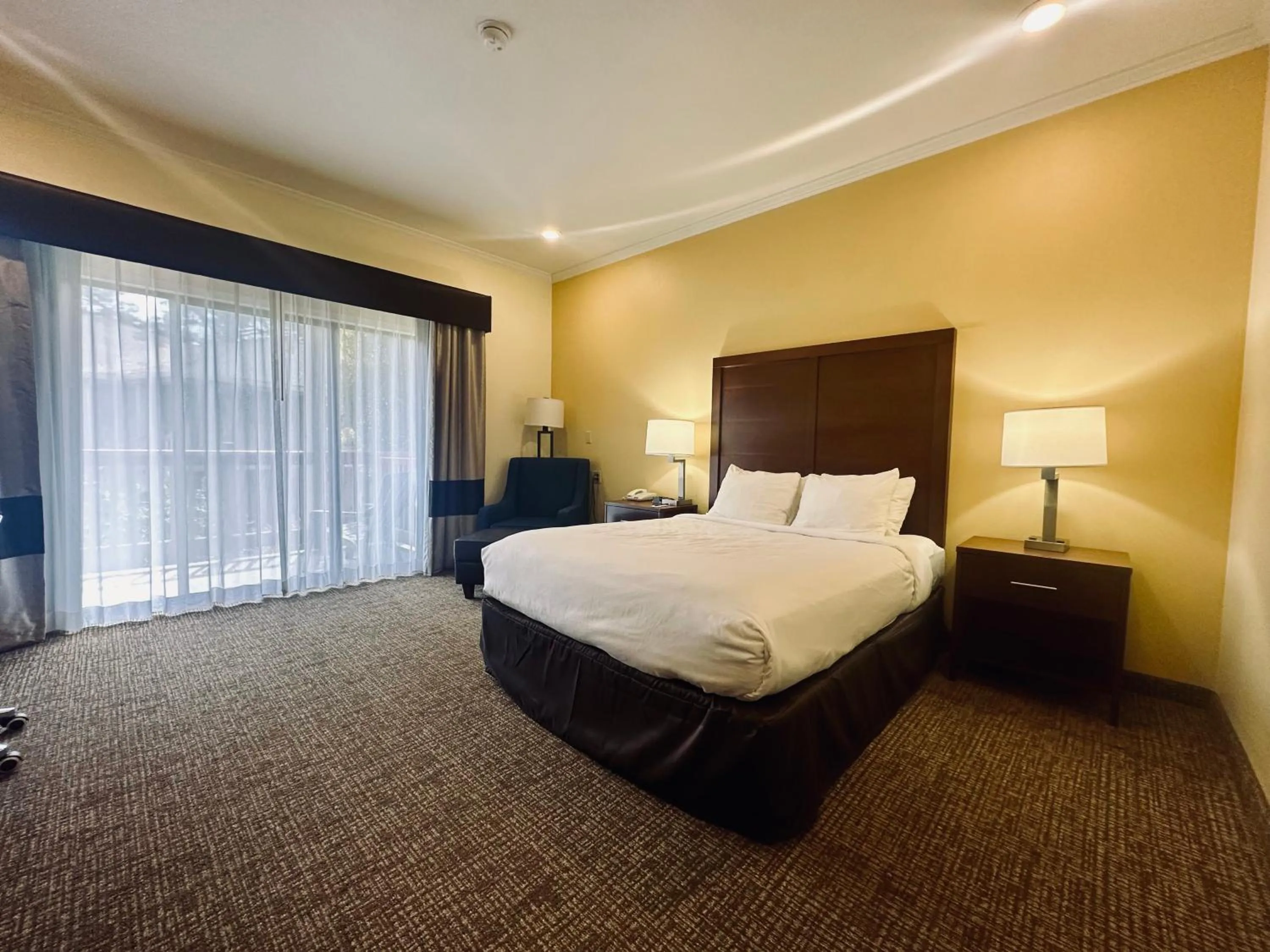 Bed in Comfort Inn Monterey Peninsula Airport