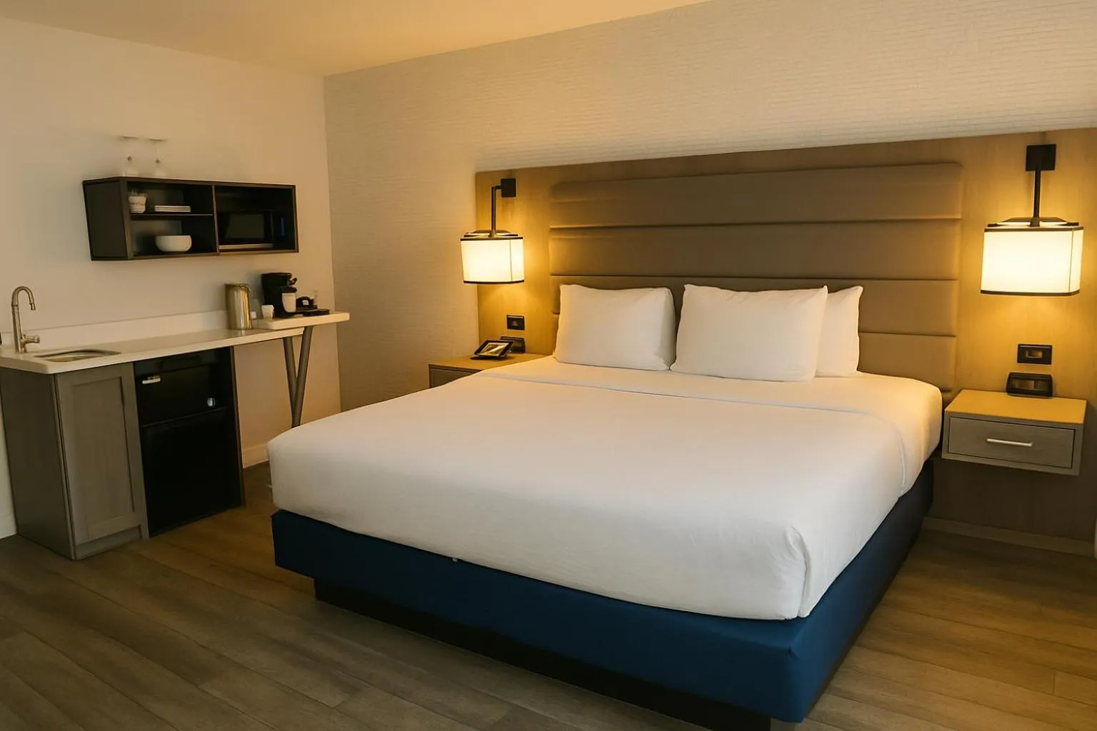 Bed in Cherry Orchard Inn