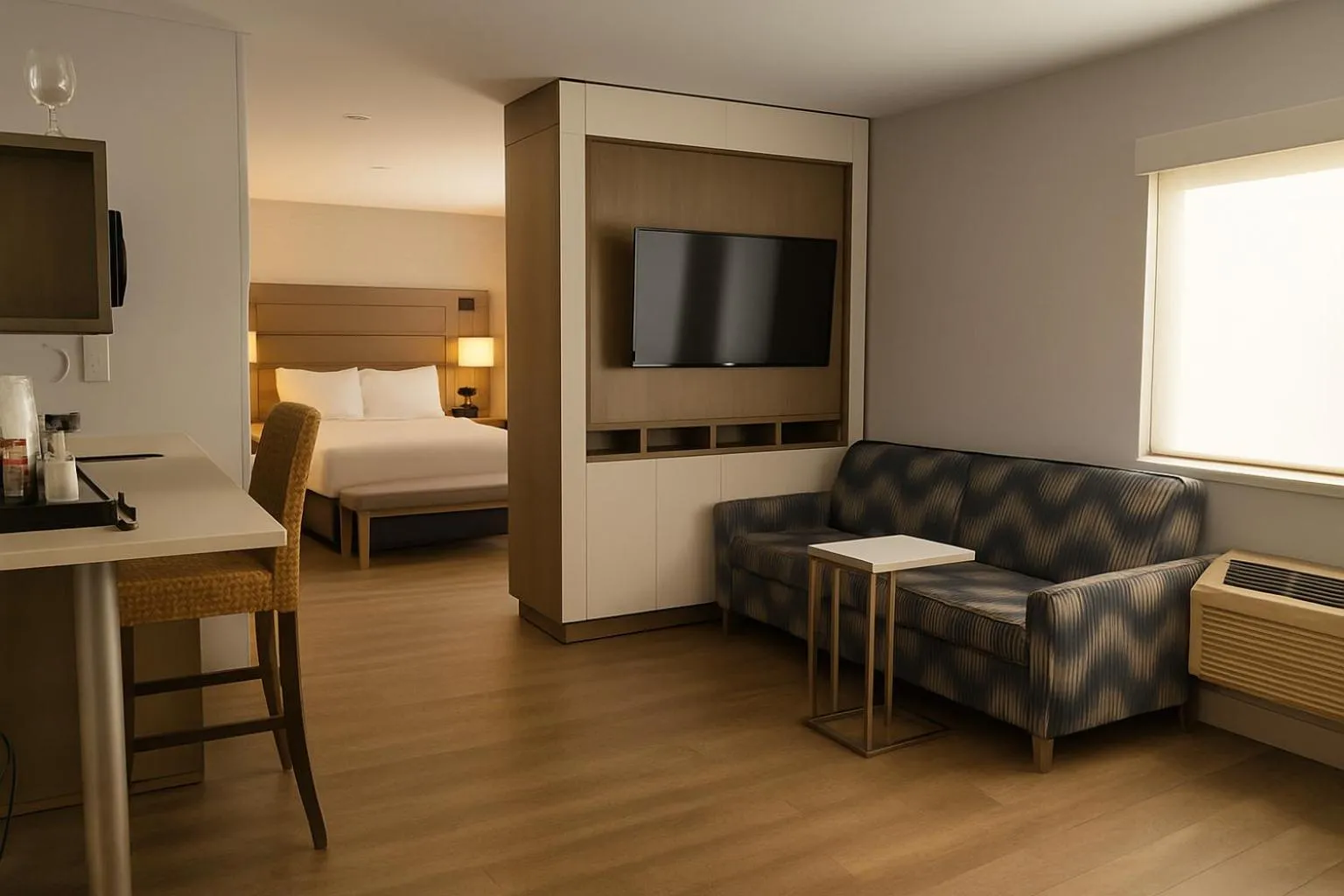 Bed in Cherry Orchard Inn