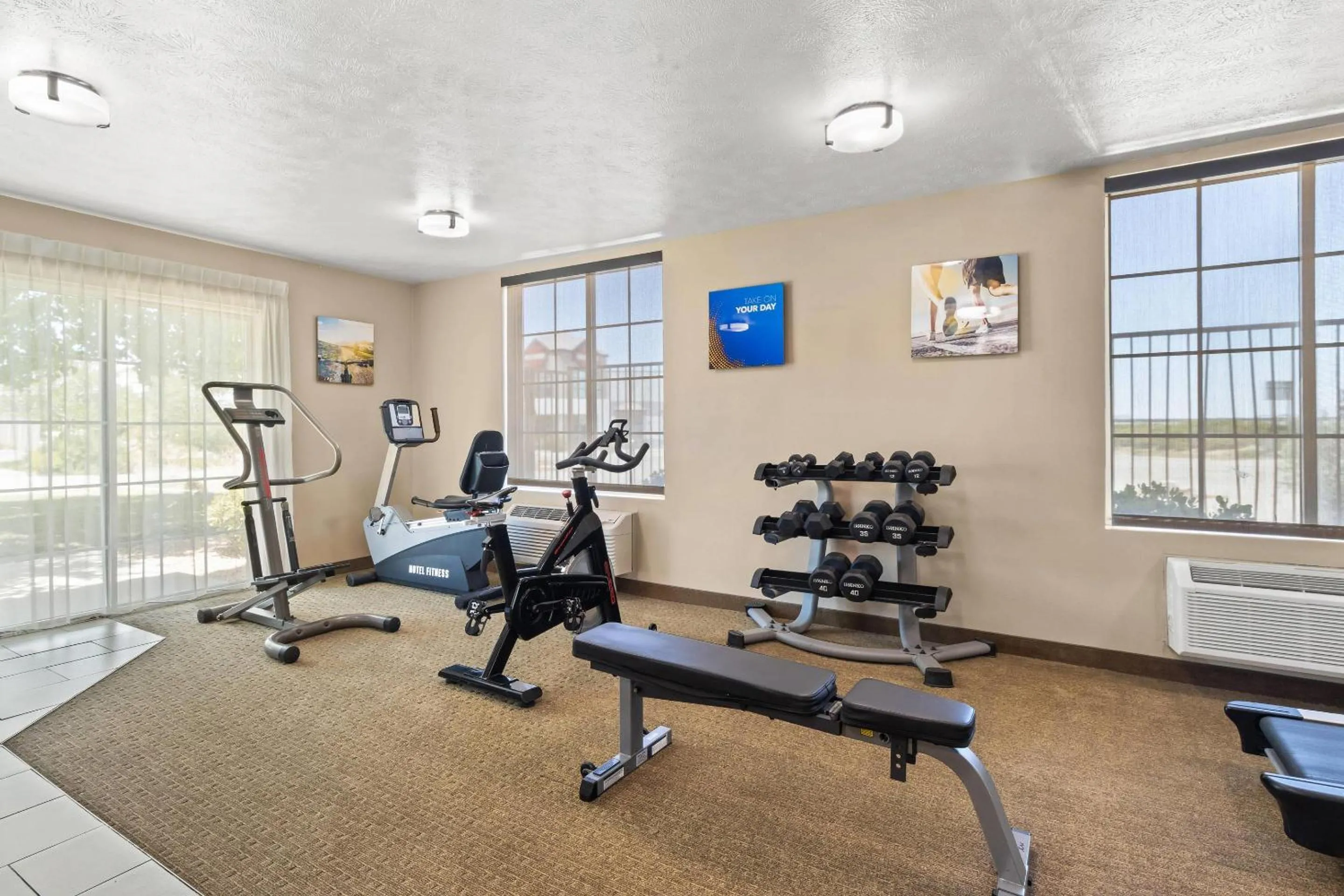 Fitness centre/facilities in Comfort Inn & Suites Lancaster Antelope Valley