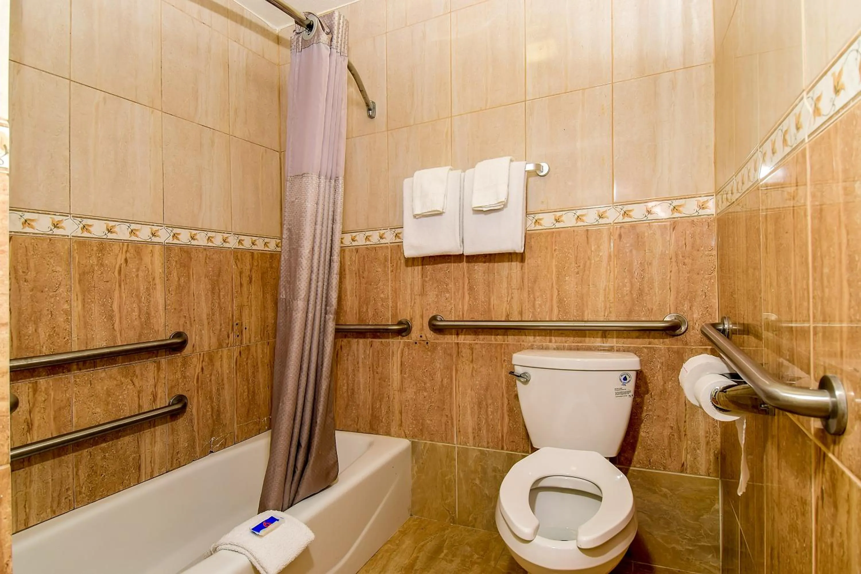 Toilet in Motel 6 Garden Grove