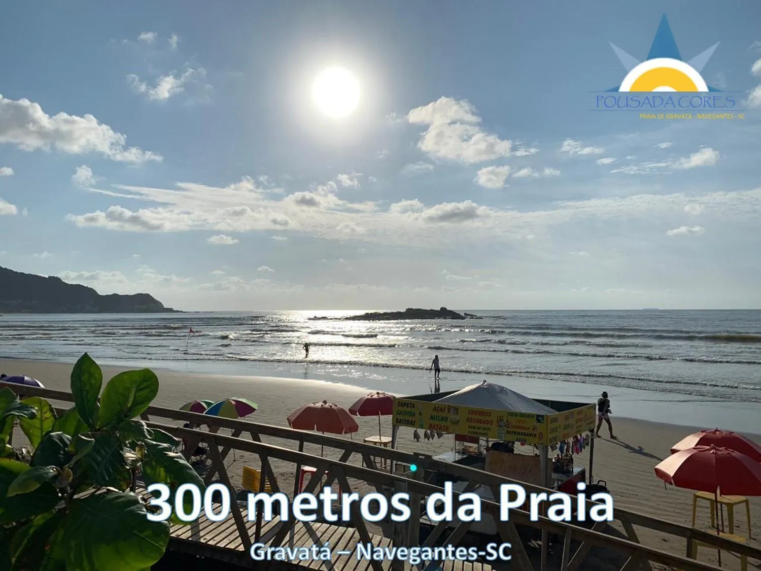 Beach in Pousada Cores