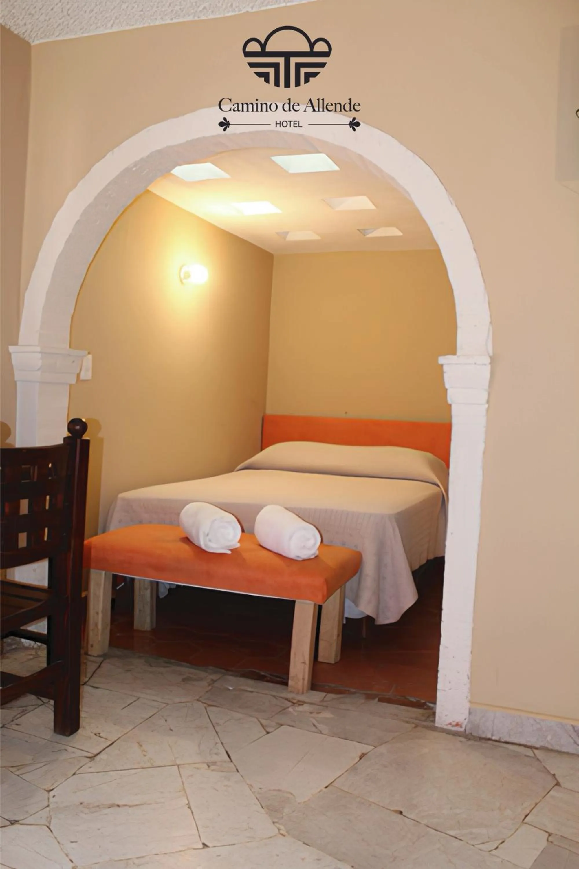 Bed in Hotel Camino de Allende