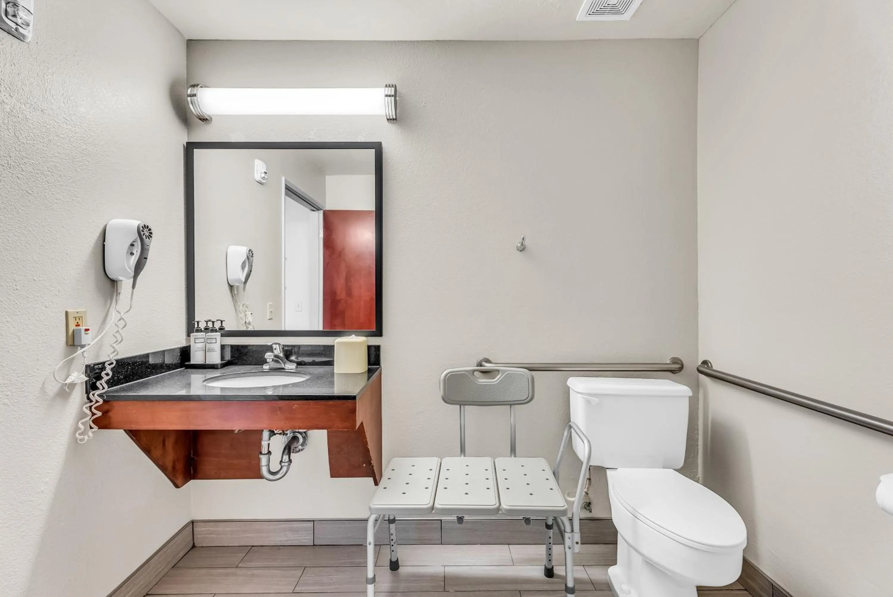 Bathroom in Wyndham Garden Newark Fremont Silicon Valley