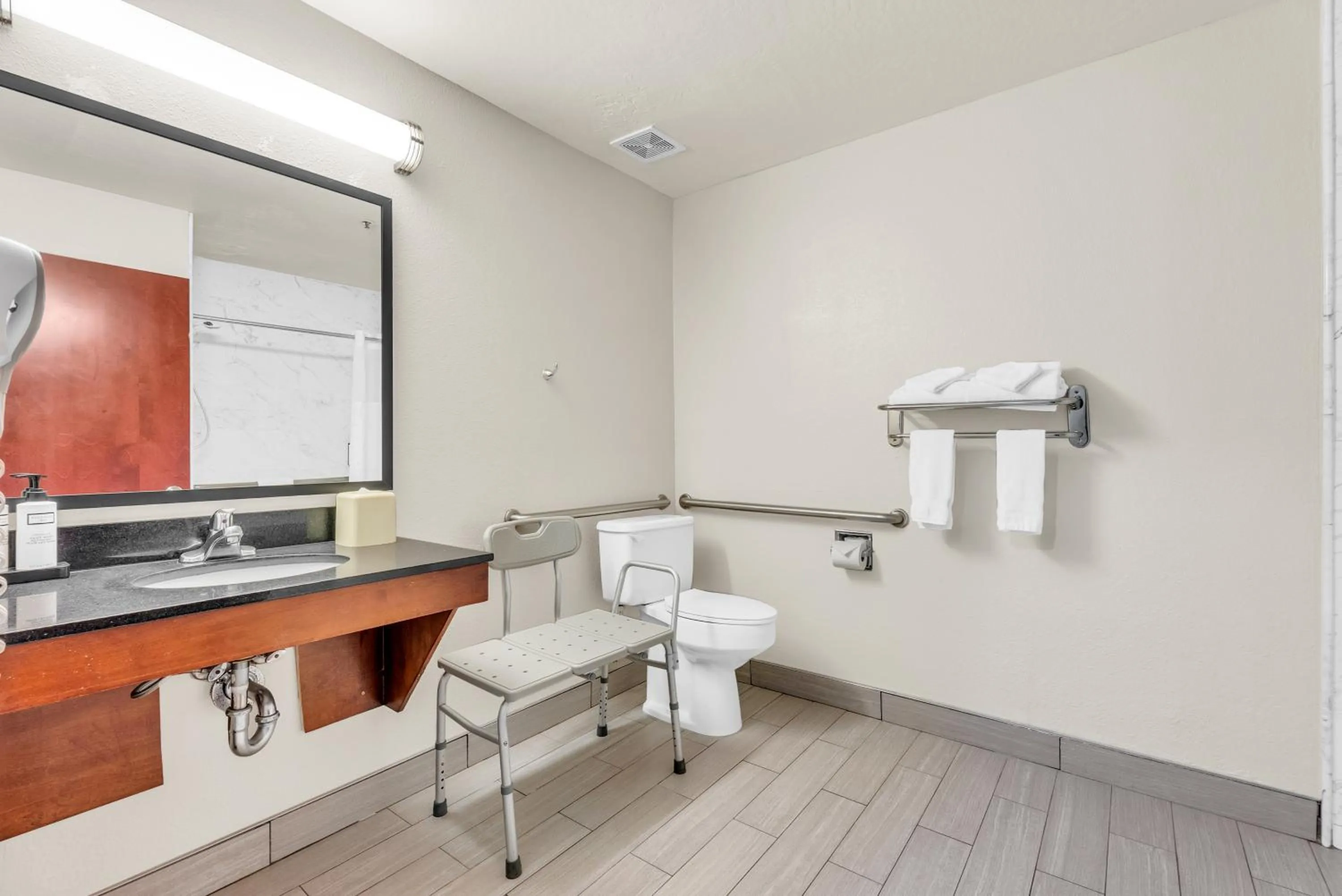 Bathroom in Wyndham Garden Newark Fremont Silicon Valley