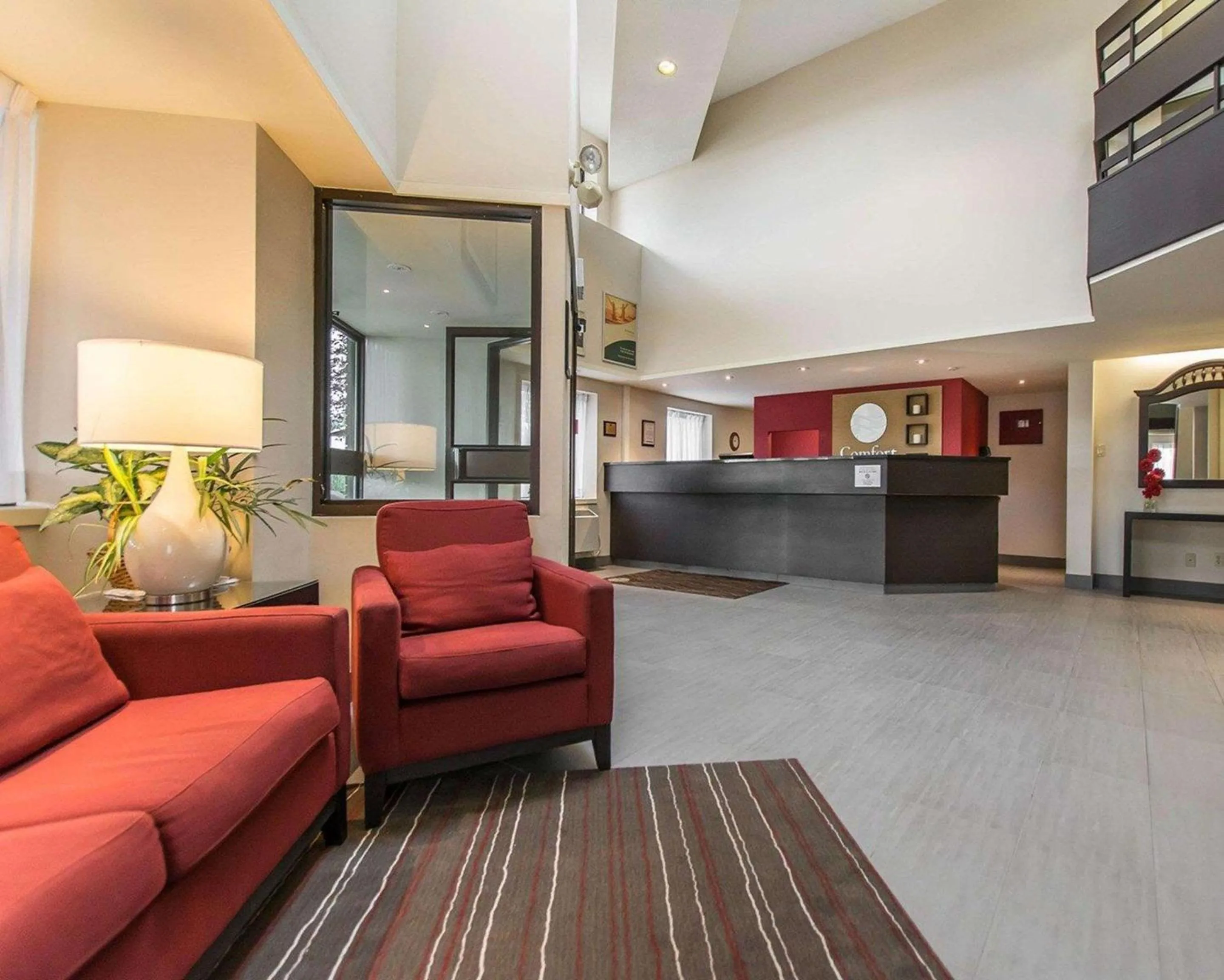Lobby or reception in Comfort Inn Val D'Or