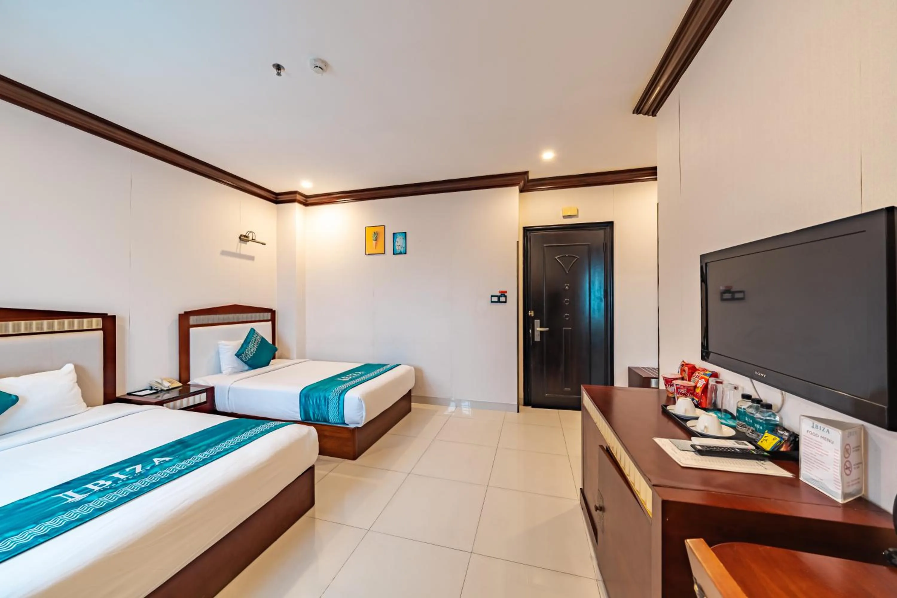 Bed in IBIZA Riverfront Da Nang Hotel