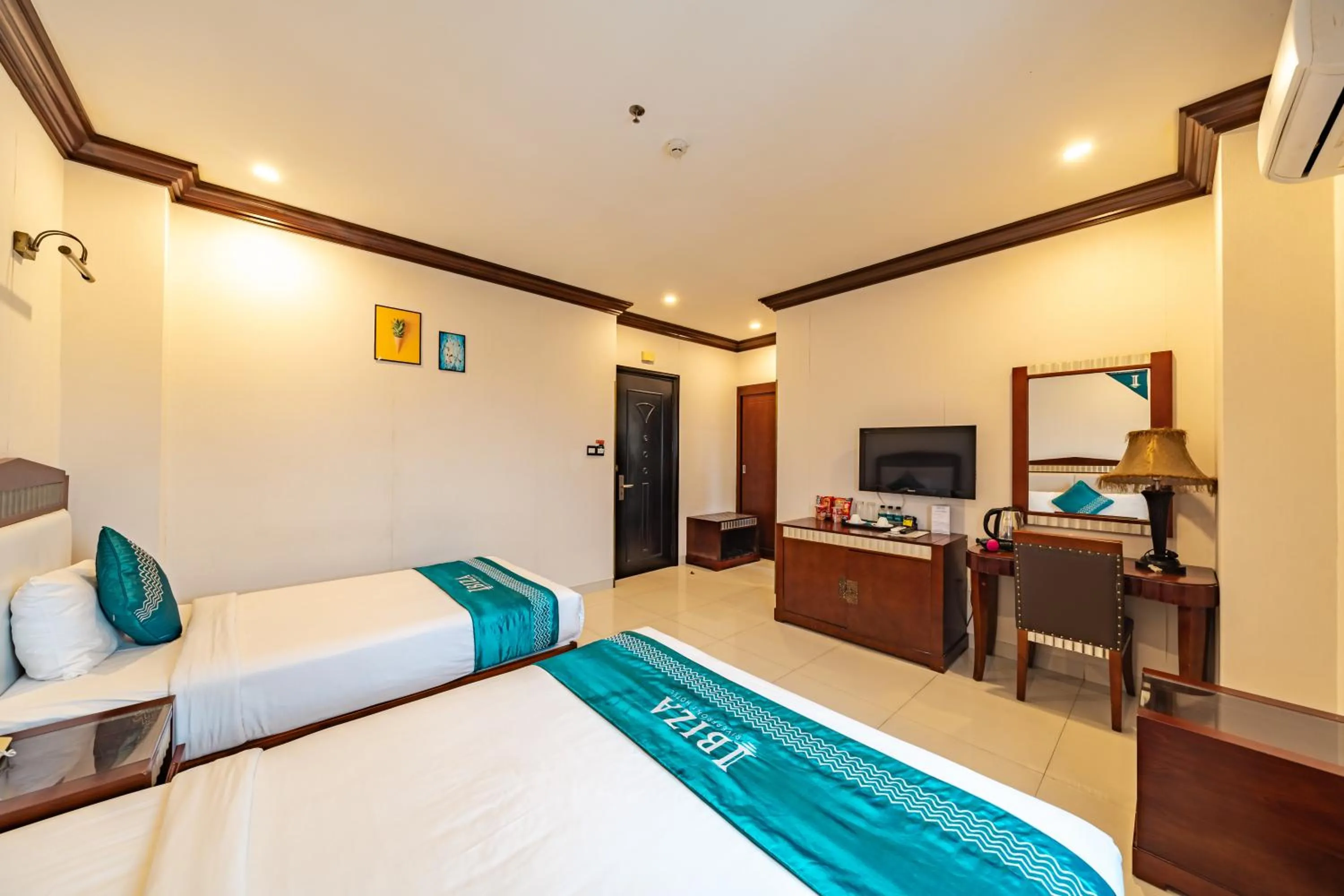 Bed in IBIZA Riverfront Da Nang Hotel