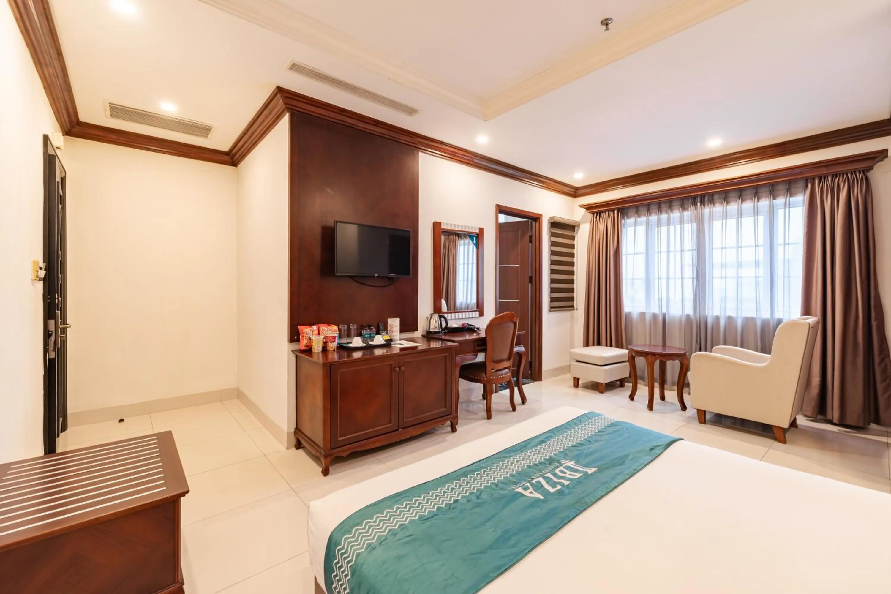 Bed in IBIZA Riverfront Da Nang Hotel