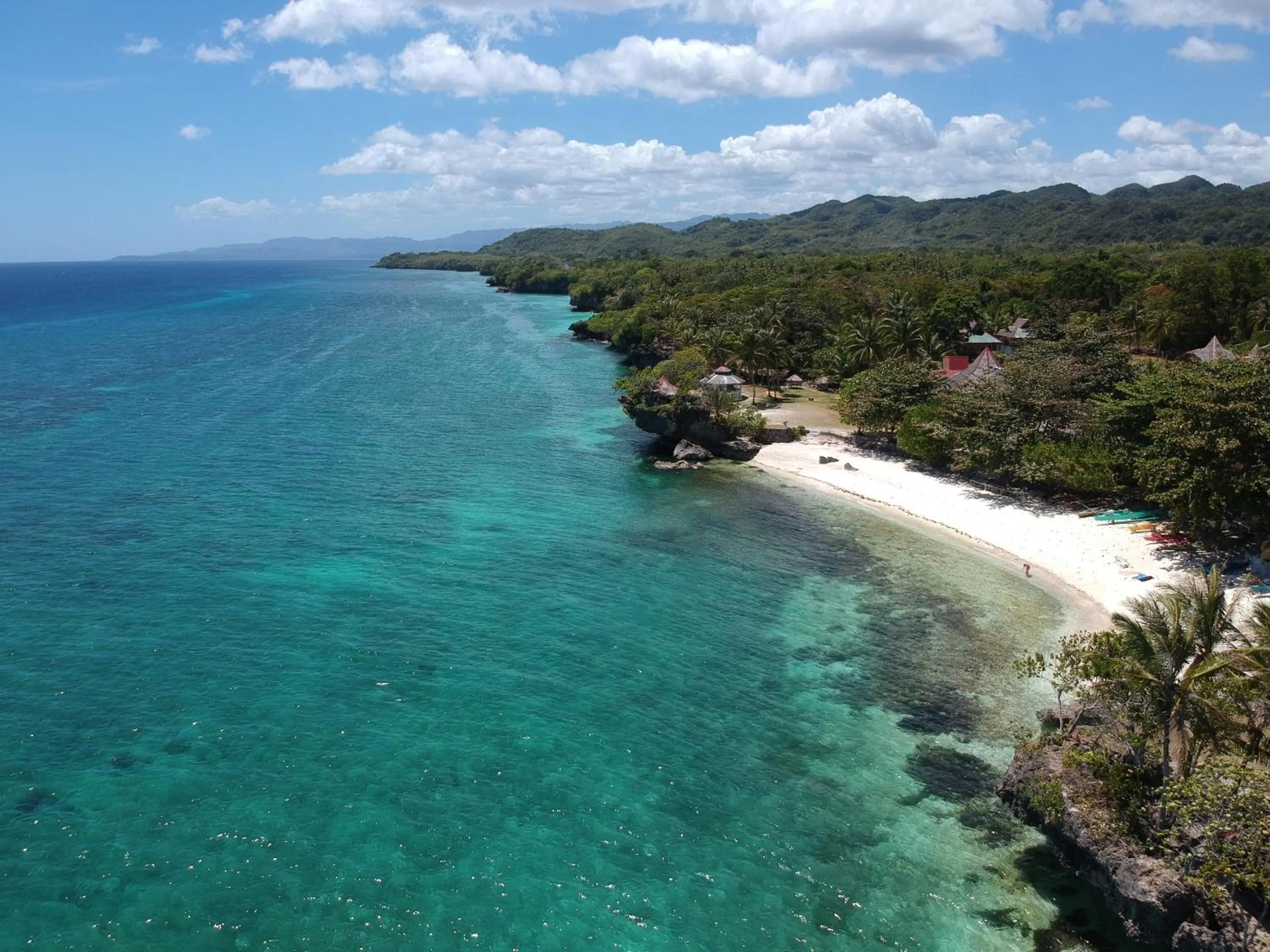 Bird's eye view in Anda Poseidon’s Beach Resort