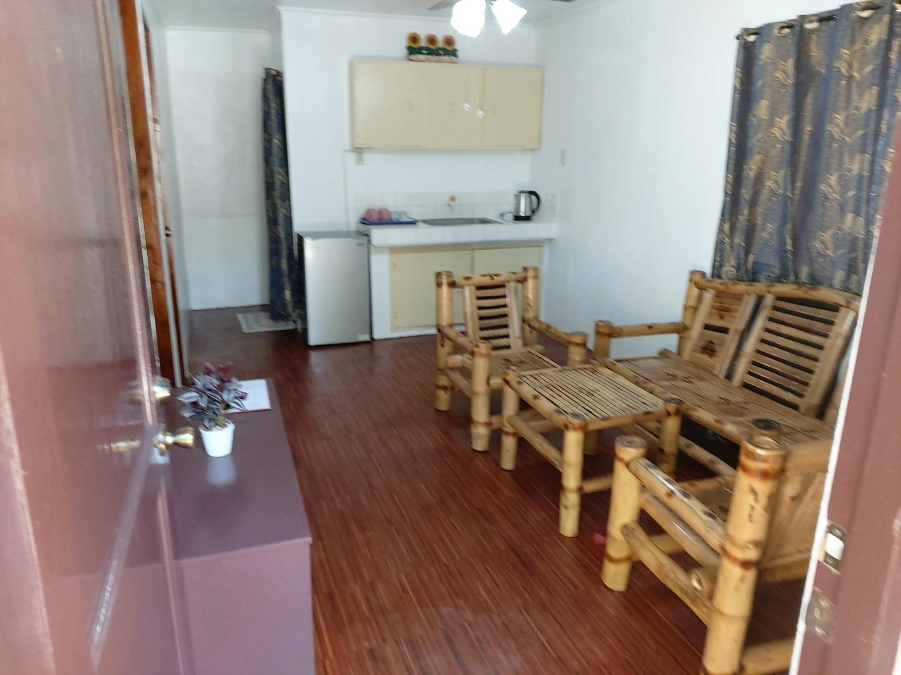 Living room in Anda Poseidon’s Beach Resort